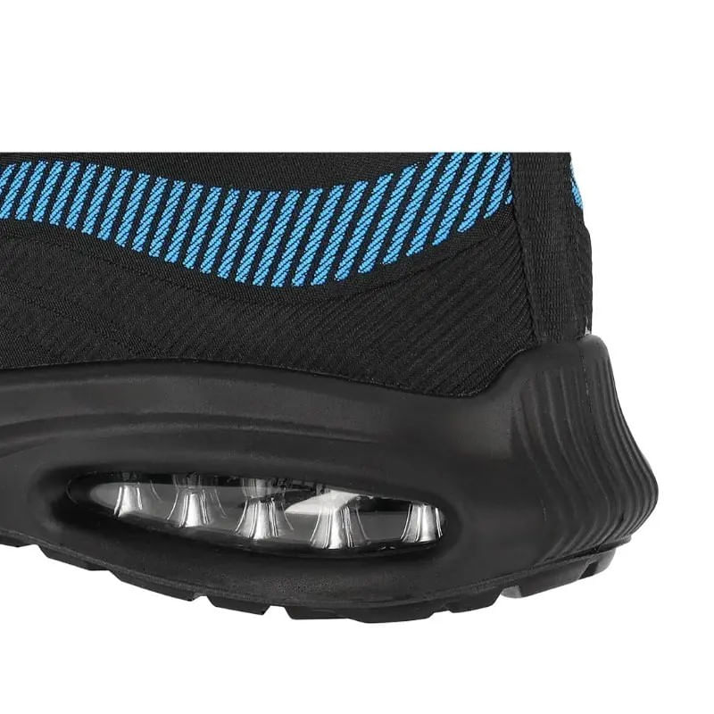 Pantofi de protectie, Reis, BN-WAVE, S1 PL SR FO, cu bombeu metalic Albastru — imaginea 2