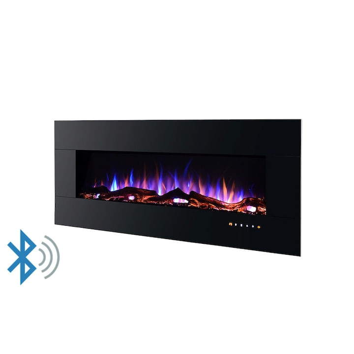 Semineu electric de perete-incorporabil Advance, 520x1270x112 mm, 1500W