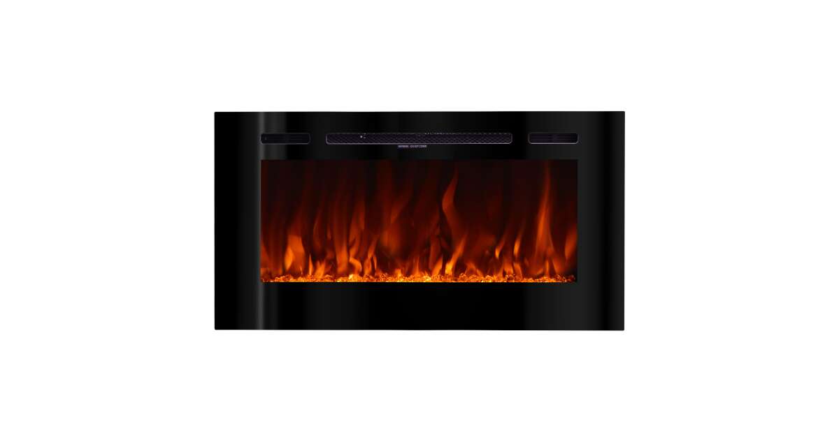 Semineu electric de perete-incorporabil Beverly, 544x1016x140 mm, 1500W