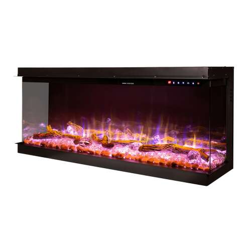 Semineu electric 3D incorporabil Haiti 60, 533x1524x332 mm, 1500W