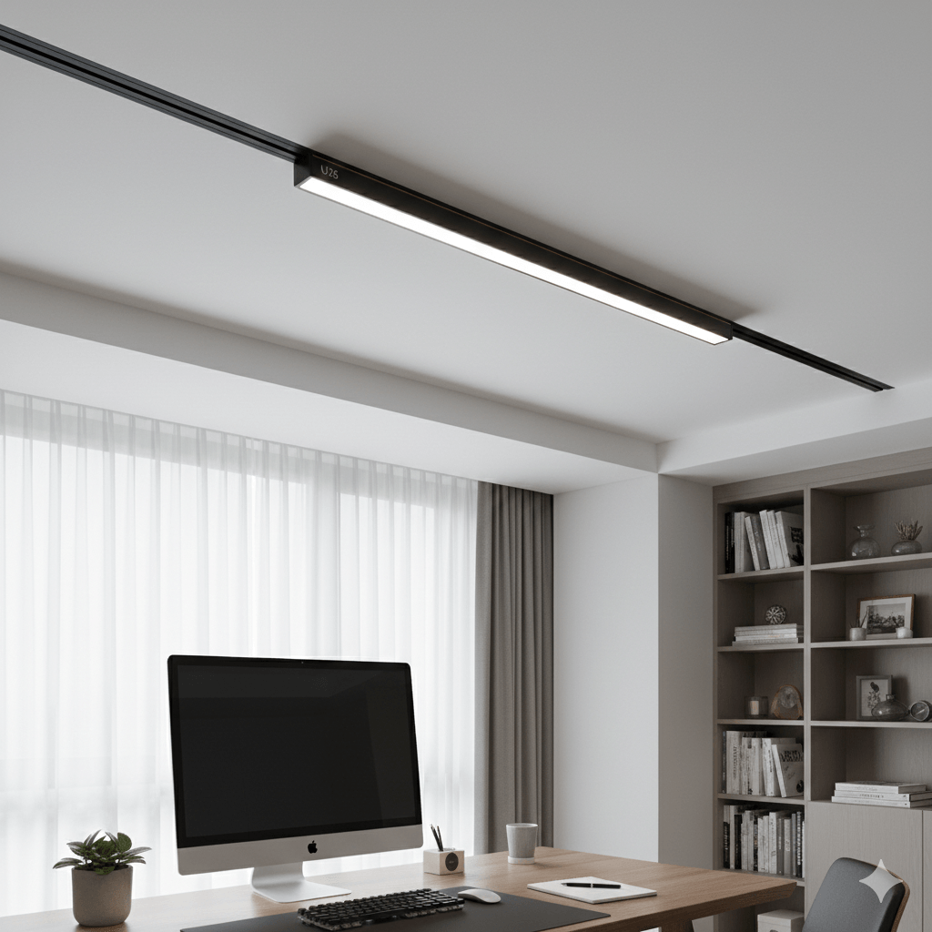 Proiector sina Magnetica U26 mat 60cm 24W Magnet Lumina neutra 4000K CHIP LED OSRAM 48V — imaginea 8