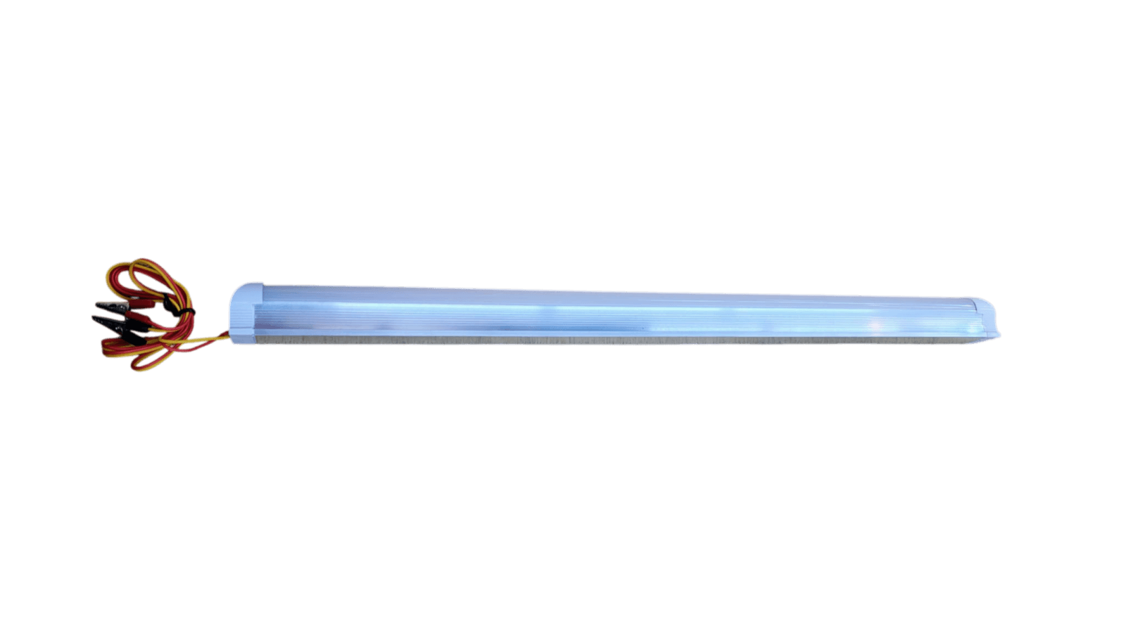 Lampa cu banda Led 12V 8W , 60cm, cu suport aluminiu si clesti de conectare — imaginea 3
