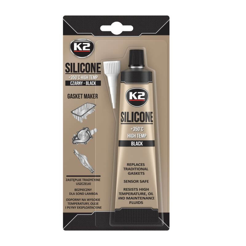 Silicon pentru temperaturi inalte K2 SILICON NEGRU +350°C 85 g — imaginea 3