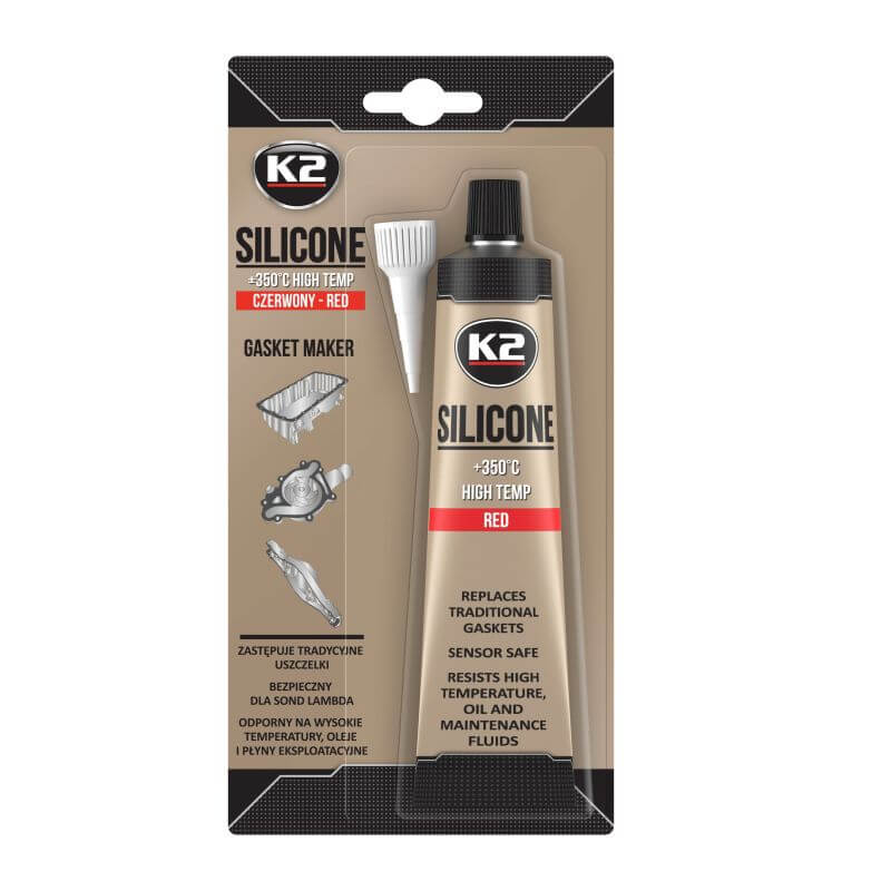 Silicon pentru temperaturi inalte K2 SILICON rosu +350°C 85 g — imaginea 2