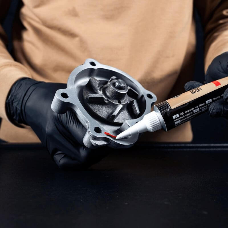 Silicon pentru temperaturi inalte K2 SILICON rosu +350°C 85 g — imaginea 3