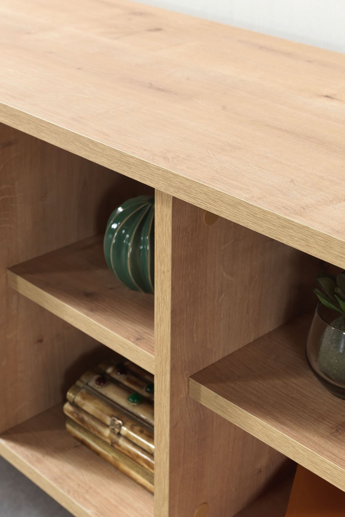 Comoda TV Şile 3108, 100 x 60 x 35 cm, stejar safir, PAL melaminat — imaginea 7