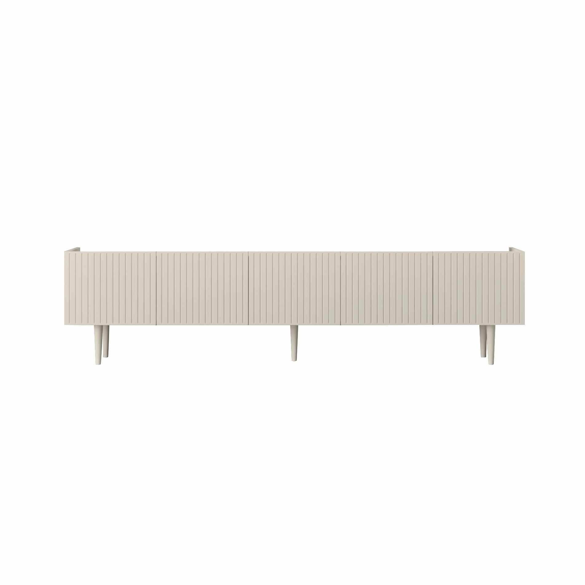 Comoda TV Capella 180, 180 x 50 x 29 cm, bej nisip, MDF, capacitate 32 kg, sandstone — imaginea 5