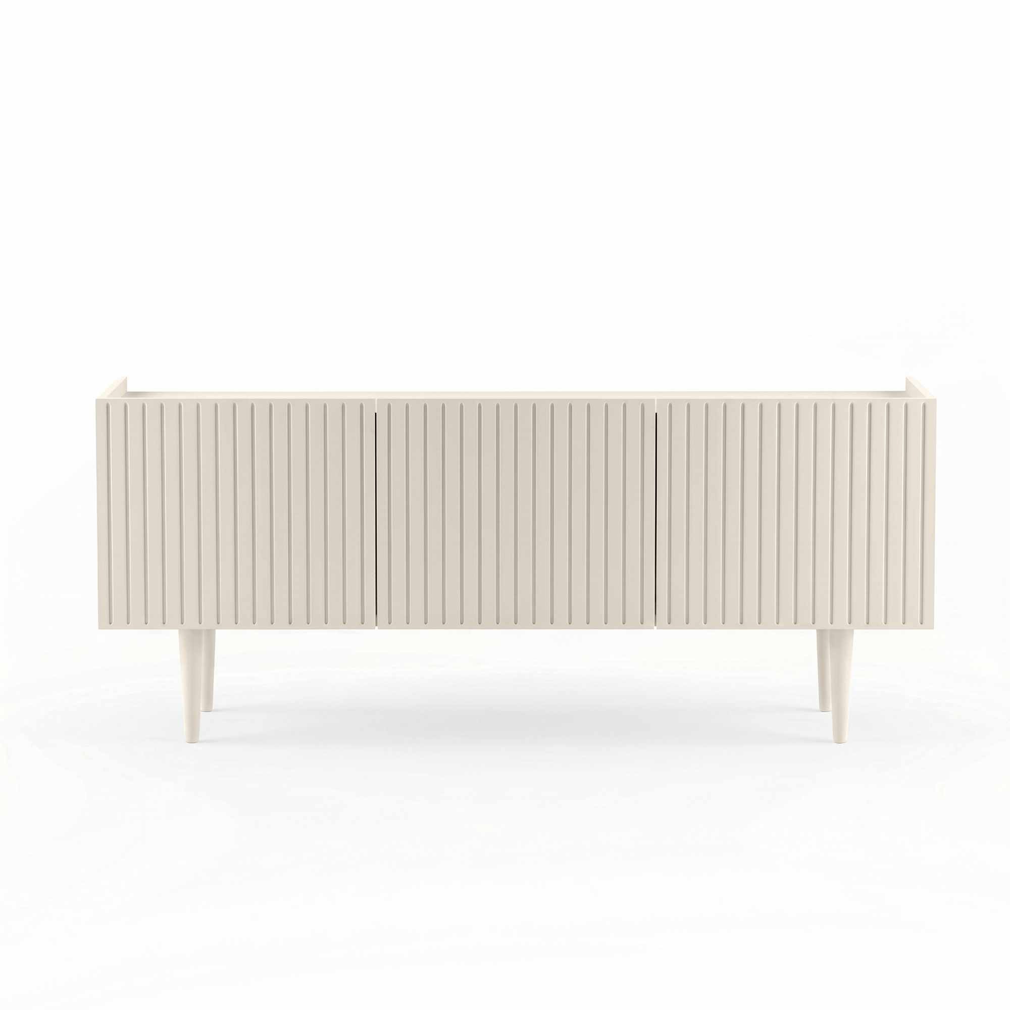 Comoda TV Capella 120, 120 x 50 x 29 cm, bej nisip, MDF, capacitate 22 kg, sandstone — imaginea 3