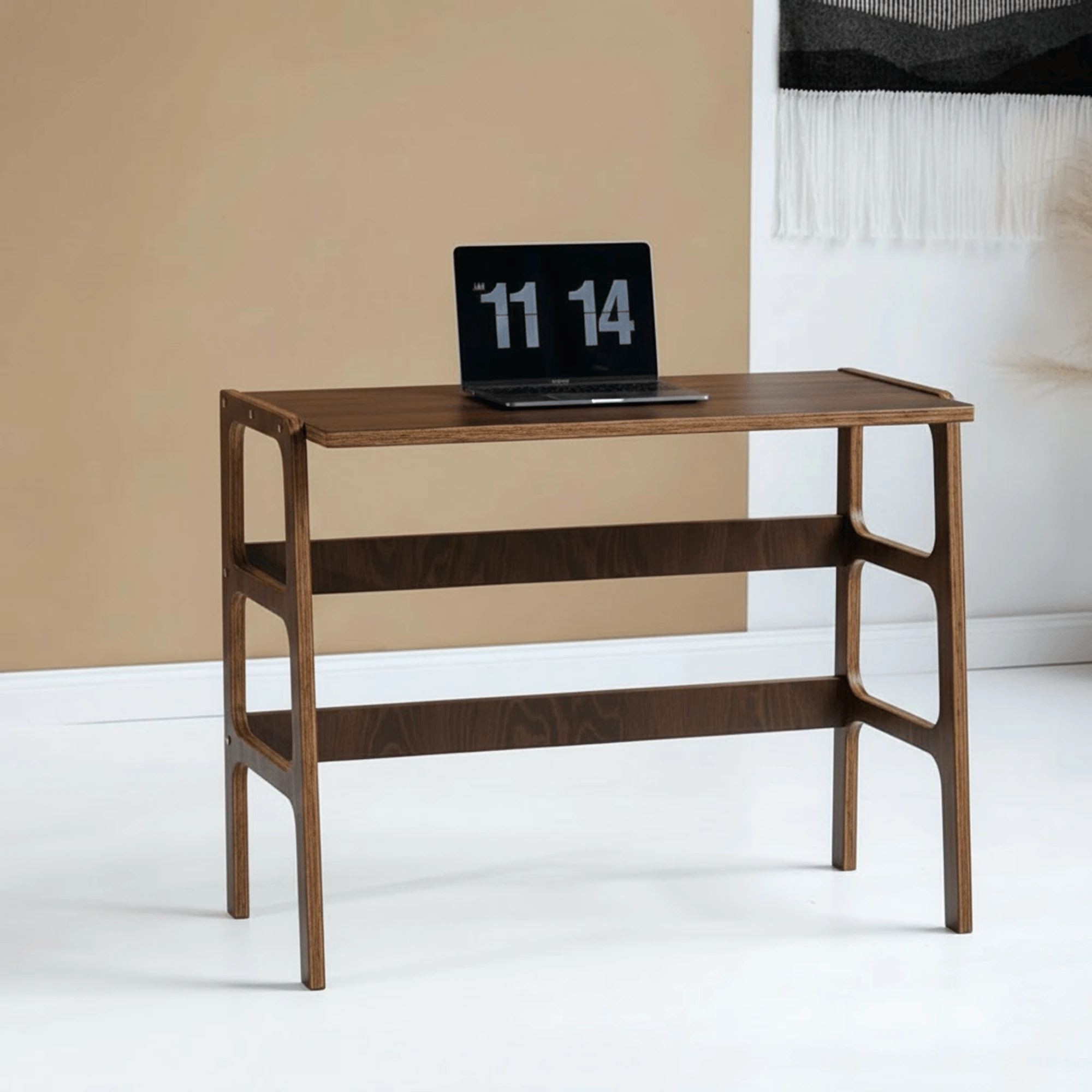 Birou CPT4837-125, 125 x 75 x 60 cm, nuc, lemn — imaginea 4