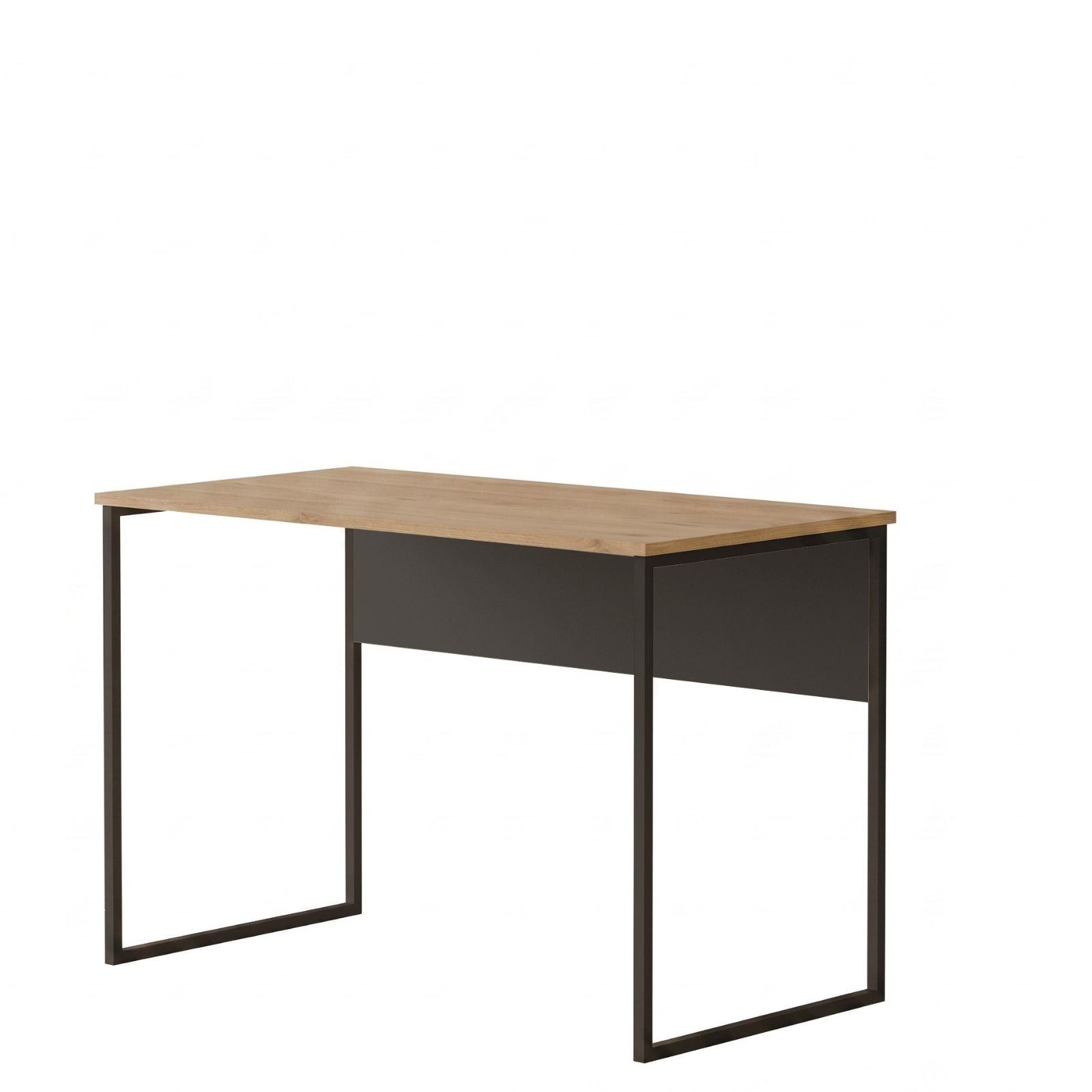 Birou Nor2-Sa, 100 x 75 x 55 cm, stejar antracit, PAL melaminat — imaginea 2