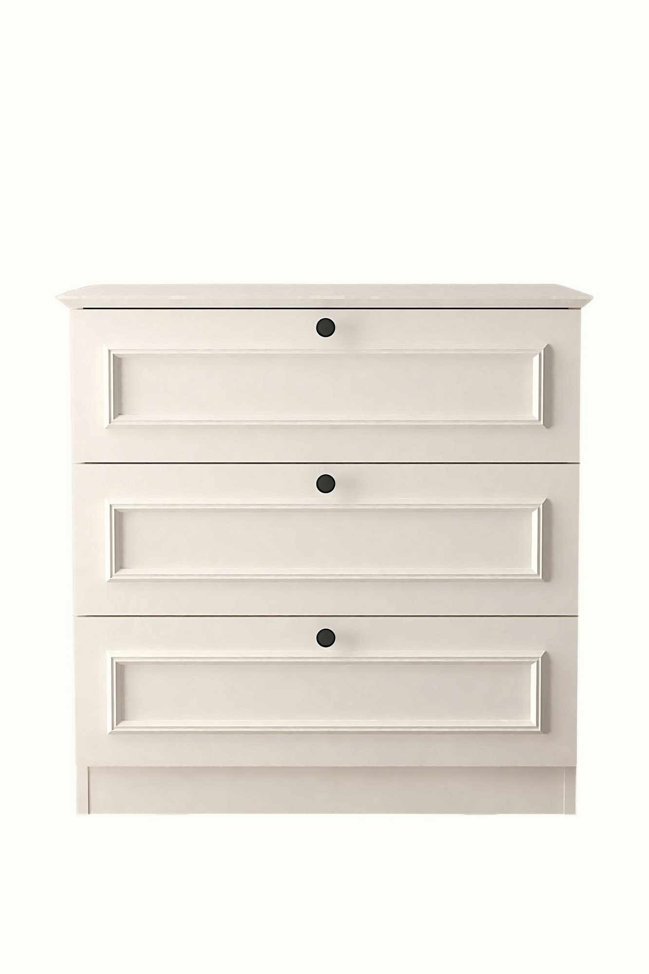Comoda dormitor Mira, 78 x 78 x 43 cm, alb, PAL melaminat — imaginea 2