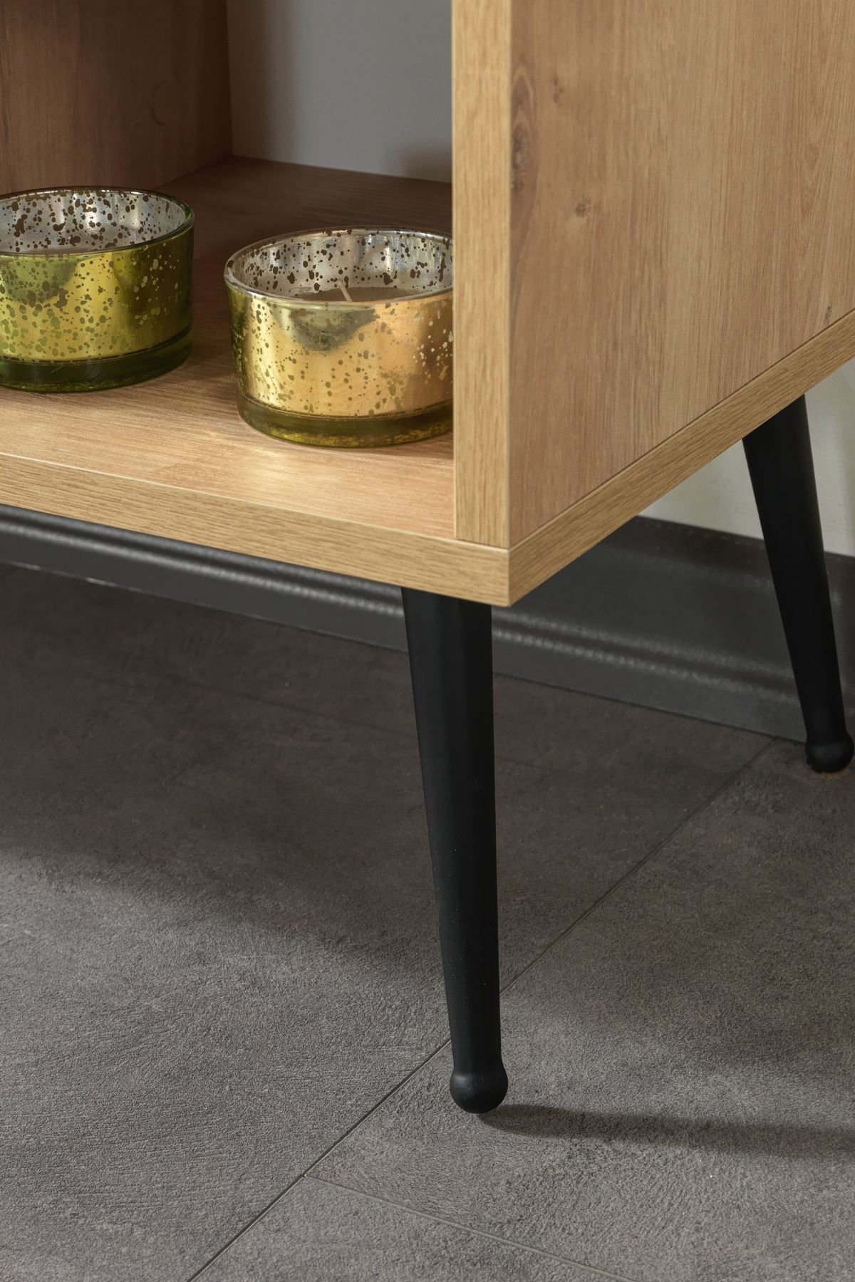 Comoda TV Şile 3610, 160 x 60 x 35 cm, stejar safir, PAL melaminat — imaginea 7