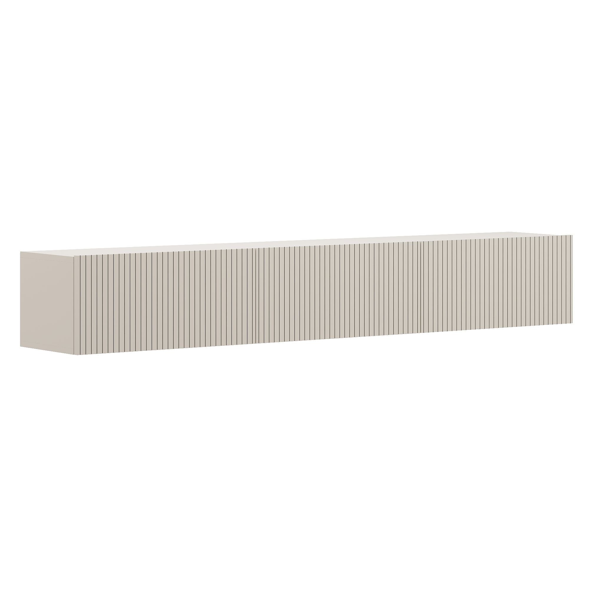 Comoda TV Ada, 180 x 28, 6 x 31, 4 cm, bej nisip, PAL melaminat, fixare pe perete, sandstone — imaginea 2