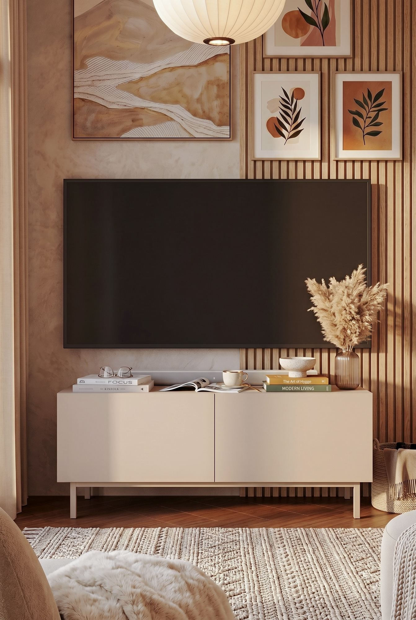 Comoda TV Coast - CO3-CO, 120 x 47,3 x 36,8 cm, sand, PAL melaminat — imaginea 4