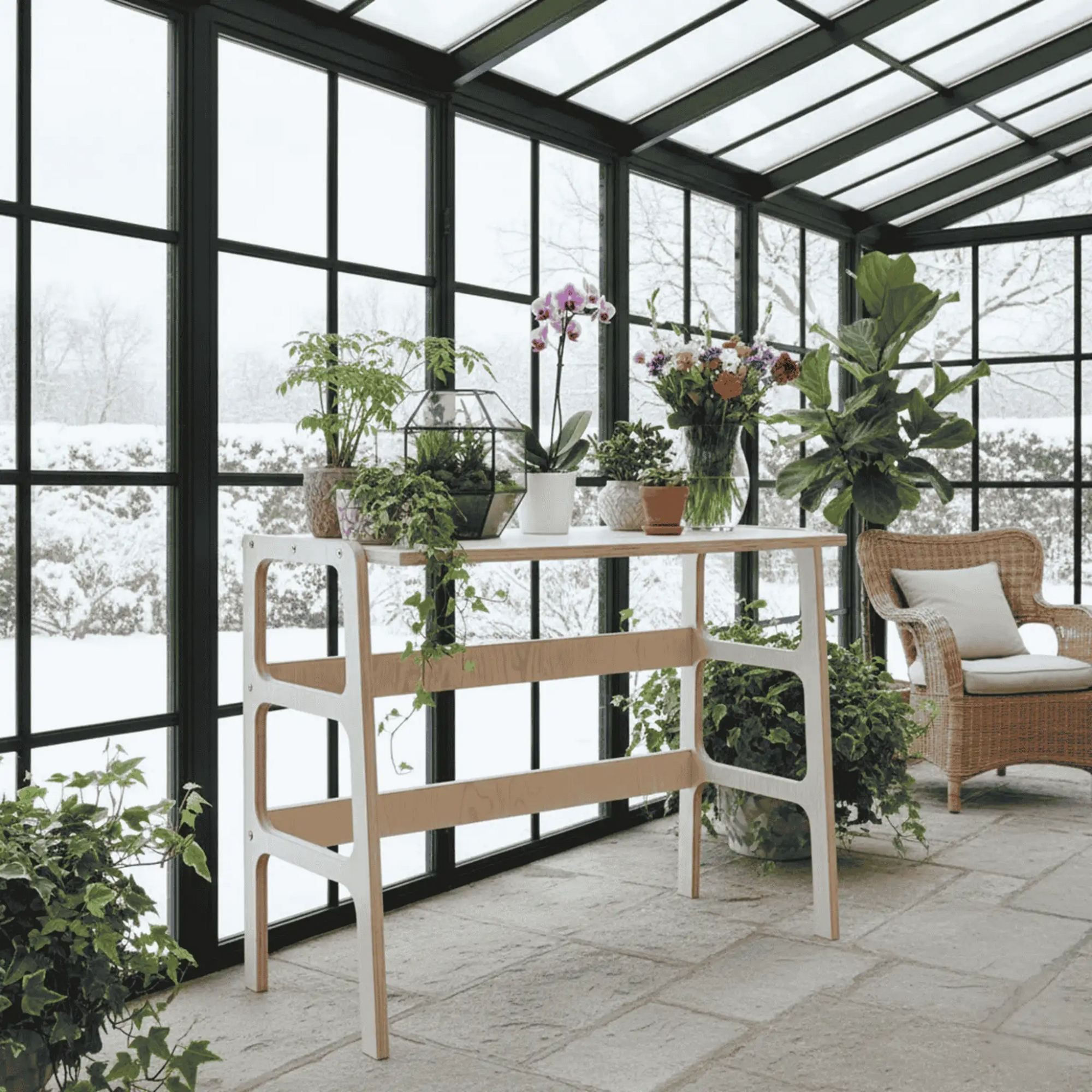 Birou CPT4838-125, 125 x 75 x 60 cm, natural, lemn — imaginea 3