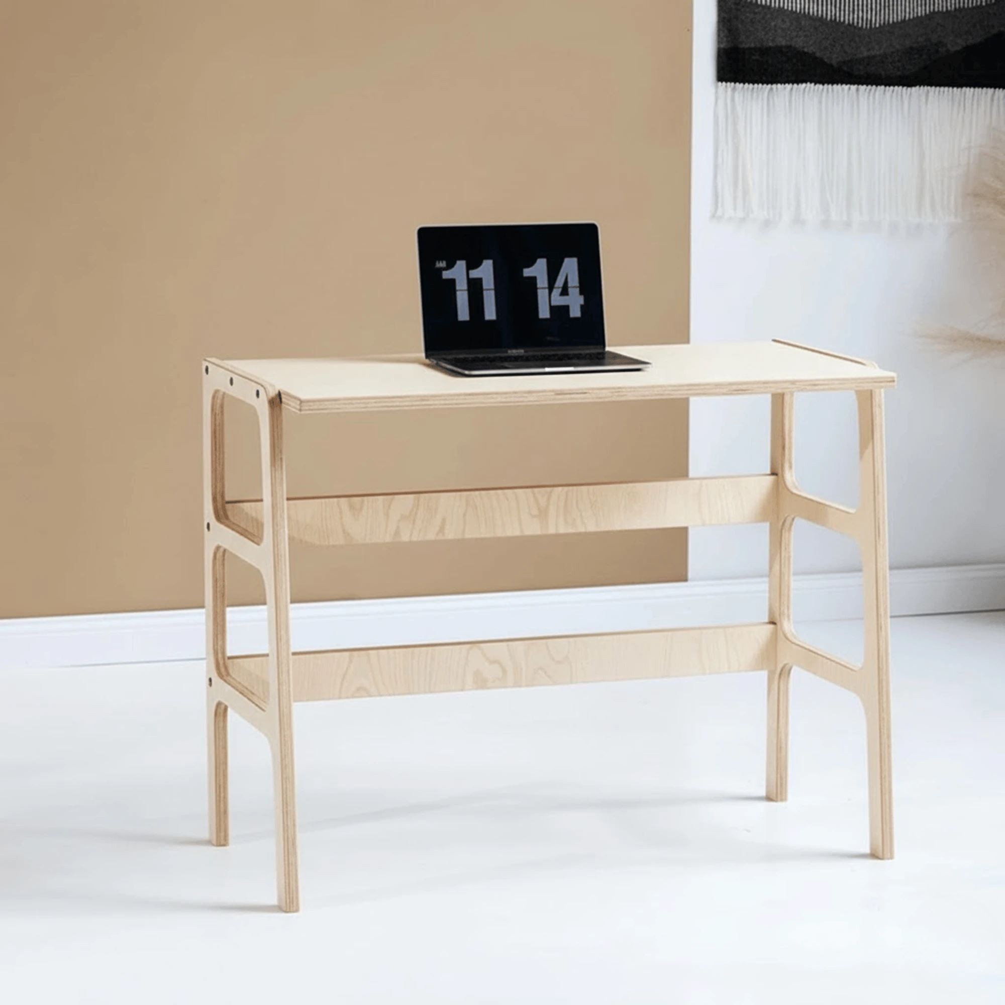 Birou CPT4838-125, 125 x 75 x 60 cm, natural, lemn — imaginea 6