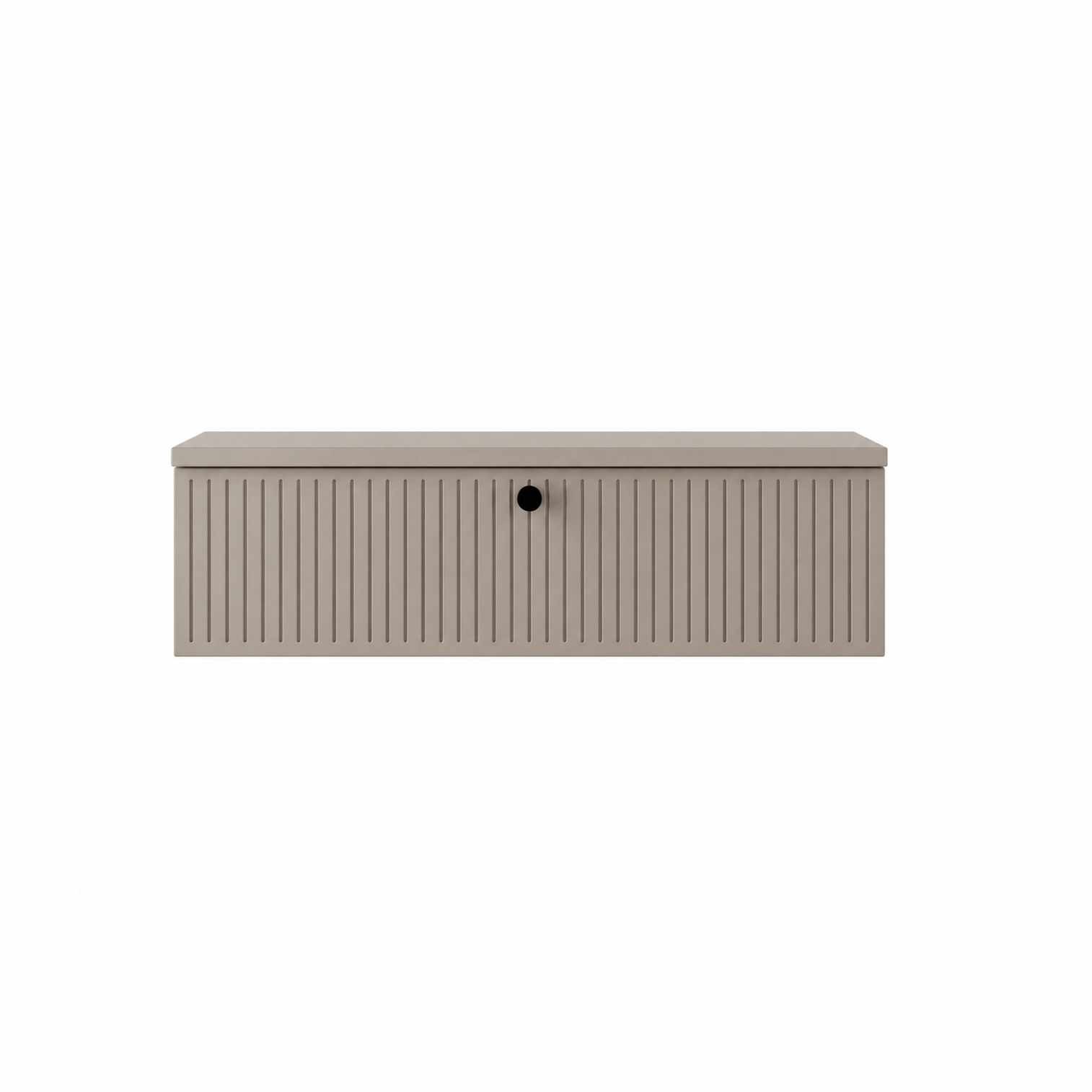 Bufet Mimosa 50, 50 x 26 x 22 cm, bej nisip, MDF, fixare pe perete, capacitate 10 kg, sandstone