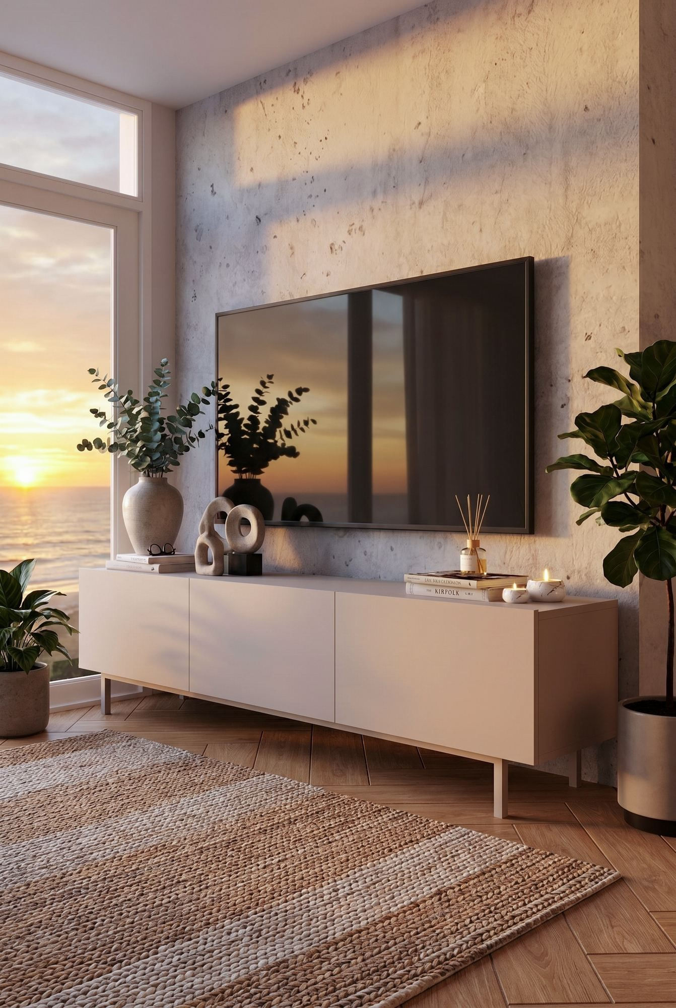 Comoda TV Coast - CO1-CO, 180 x 47,3 x 36,8 cm, sand, PAL melaminat — imaginea 8