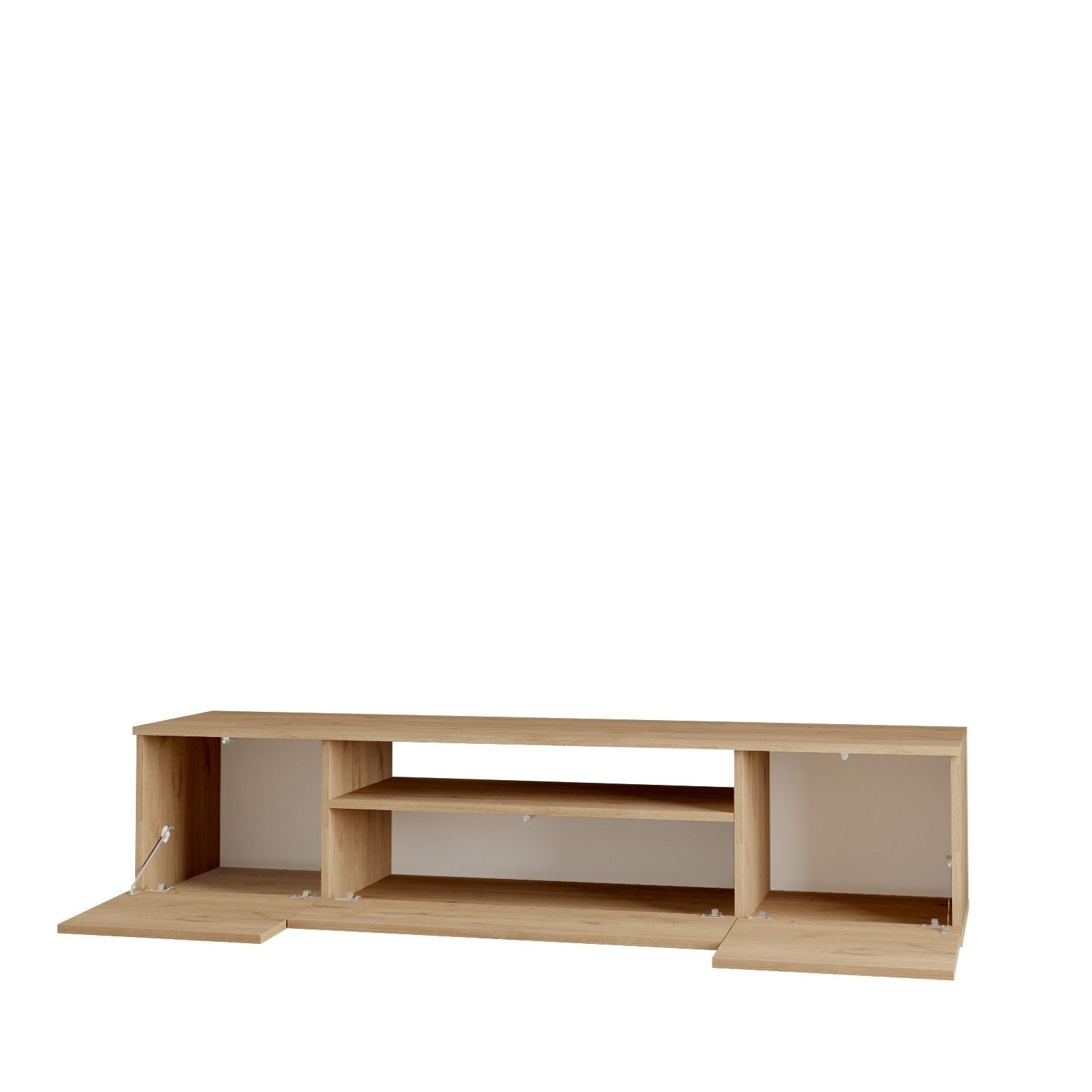 Comoda TV Fr7-S, 180 x 44,6 x 44,5 cm, nuc, PAL melaminat — imaginea 2