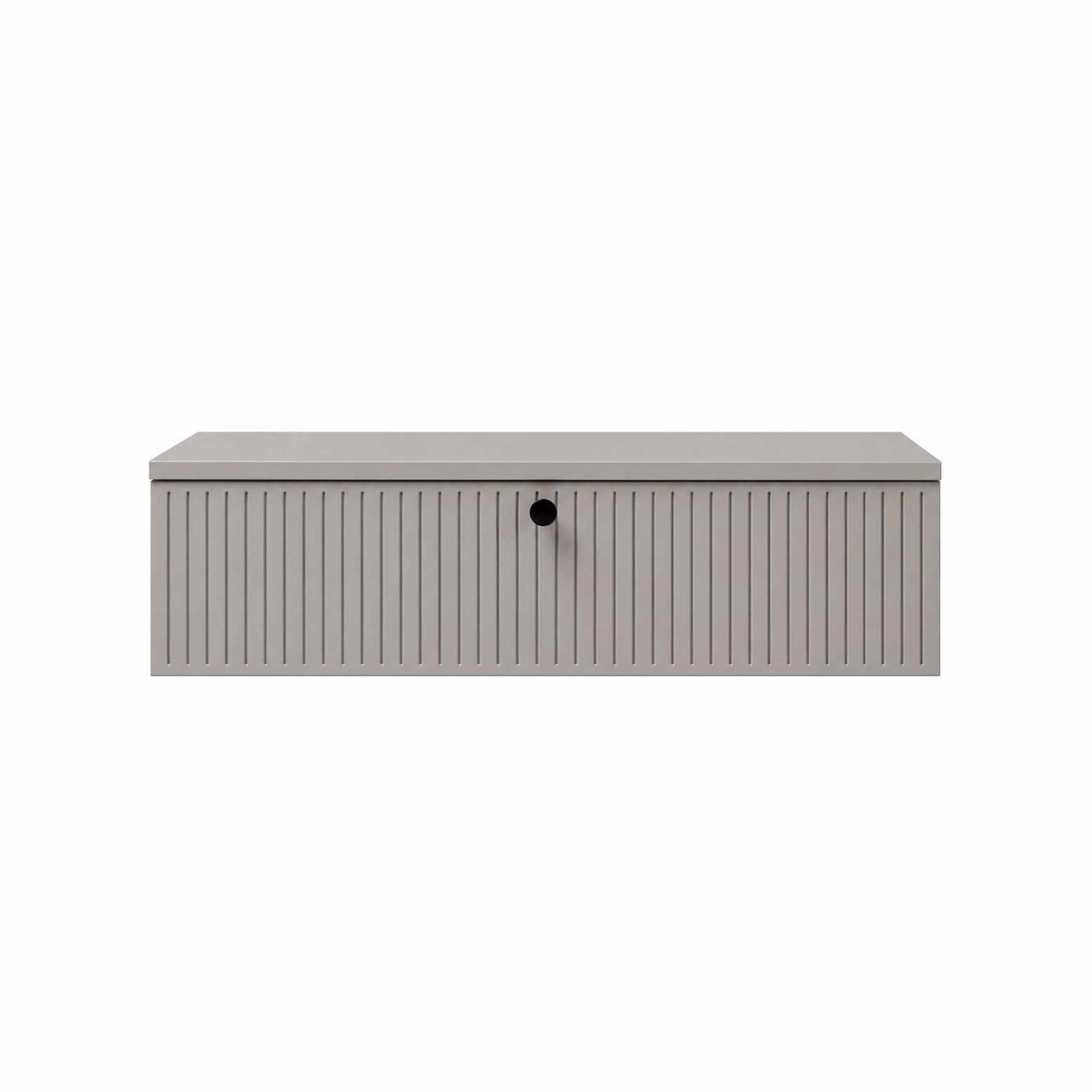 Bufet Mimosa 70, 70 x 26 x 22 cm, gri deschis, MDF, fixare pe perete, capacitate 12 kg, light gri — imaginea 4