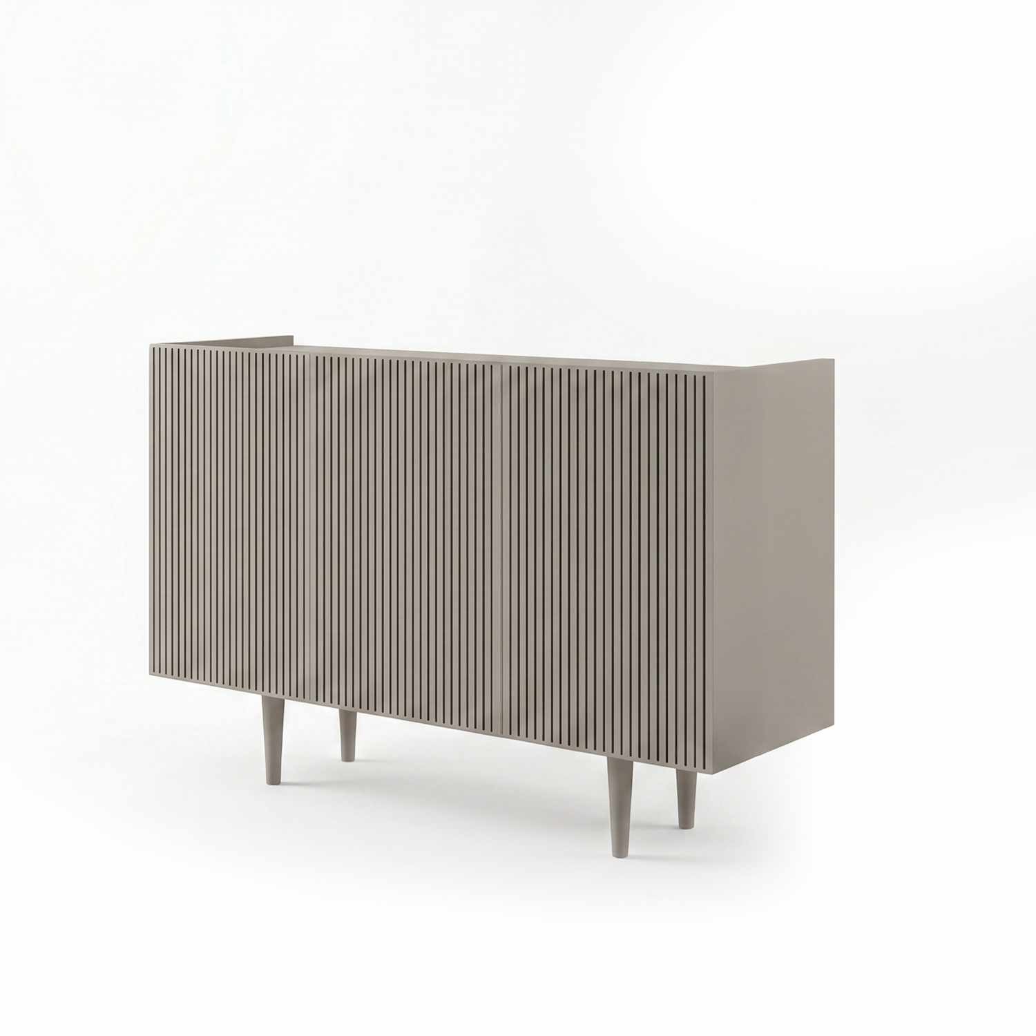 Consola Capella 120, 120 x 60 x 40 cm, bej nisip, MDF, capacitate 30 kg, sandstone — imaginea 2
