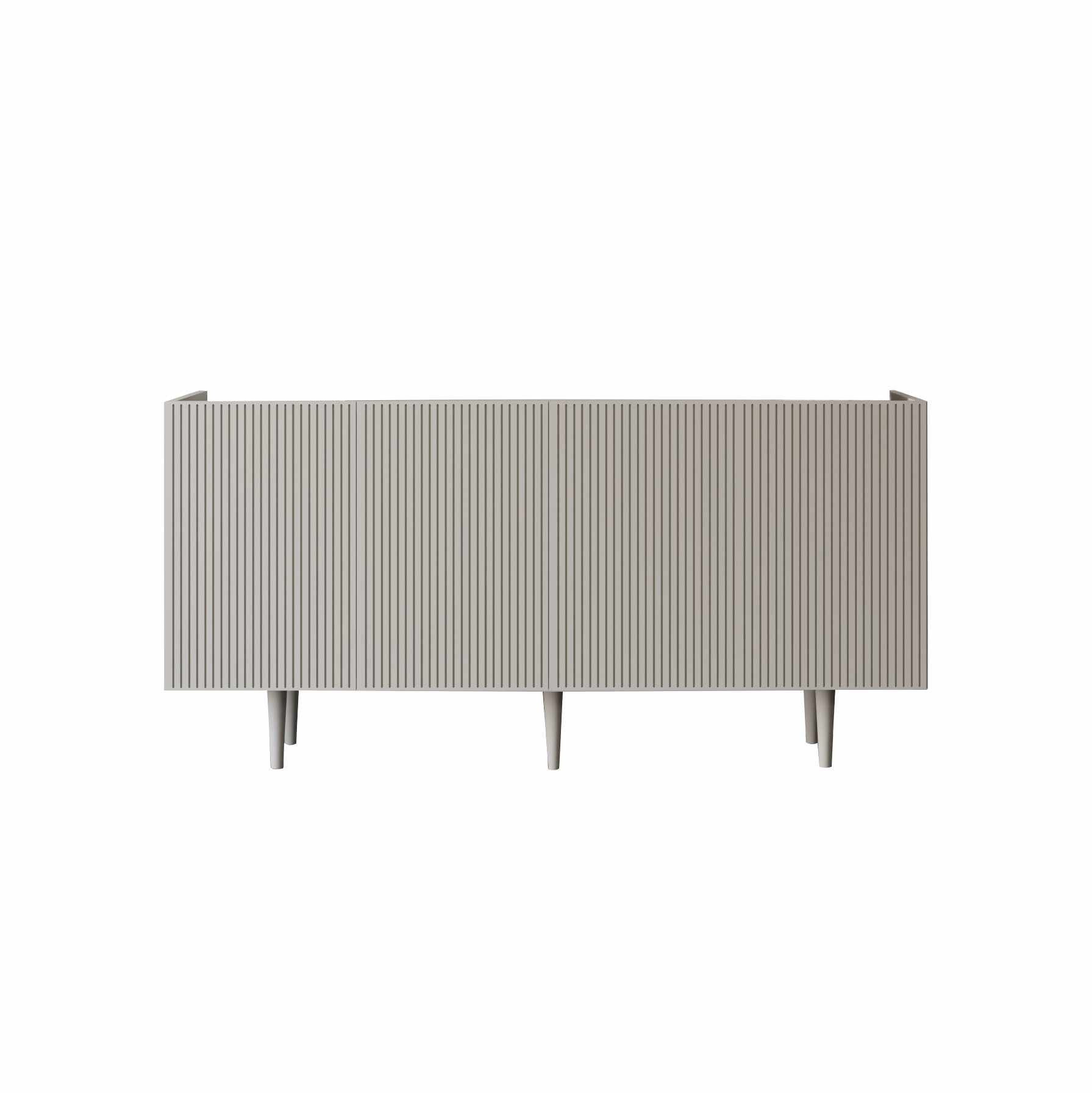 Consola Capella 160, 160 x 60 x 40 cm, bej nisip, MDF, capacitate 35 kg, sandstone — imaginea 2