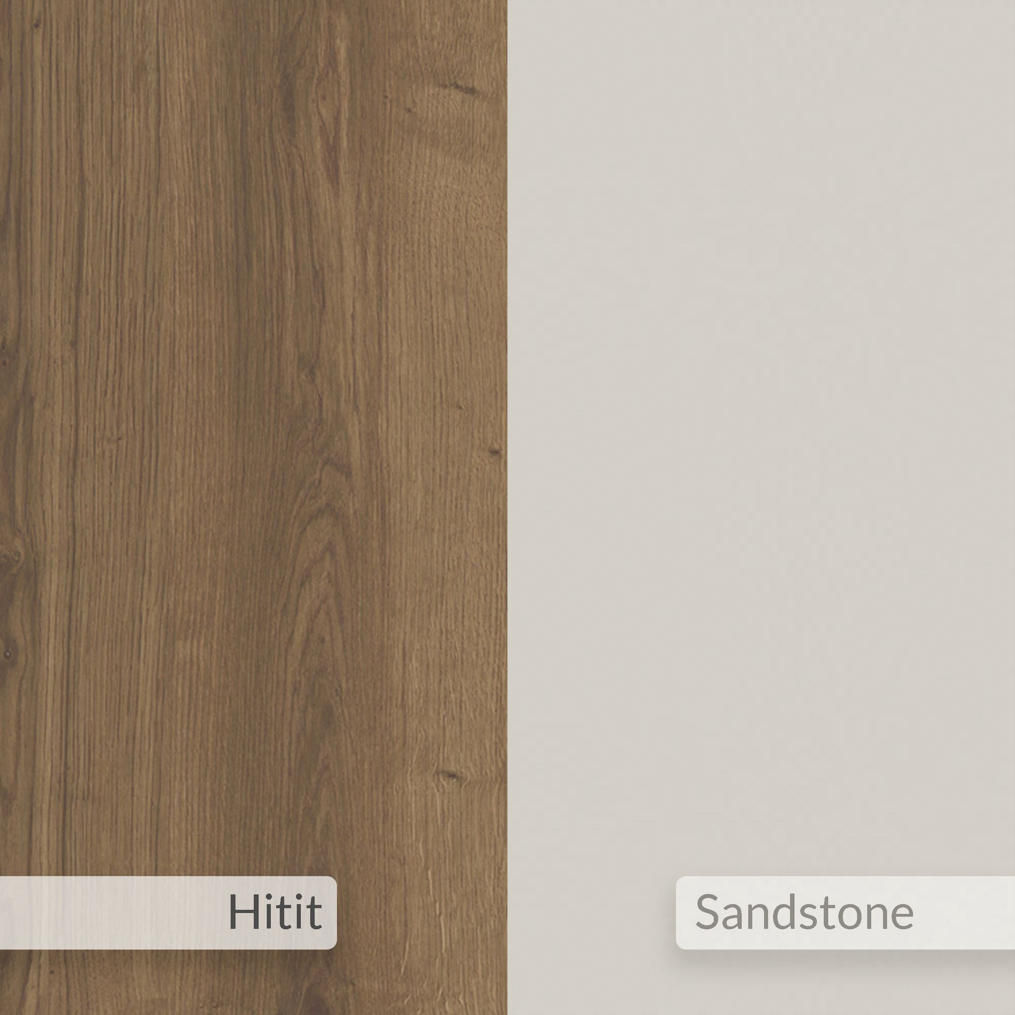 Consola Gora 180, 180 x 82 x 35, 6 cm, hitit bej nisip, PAL melaminat, spatiu de depozitare, fixare pe perete, capacitate 65 kg, hitit / sandstone — imaginea 3