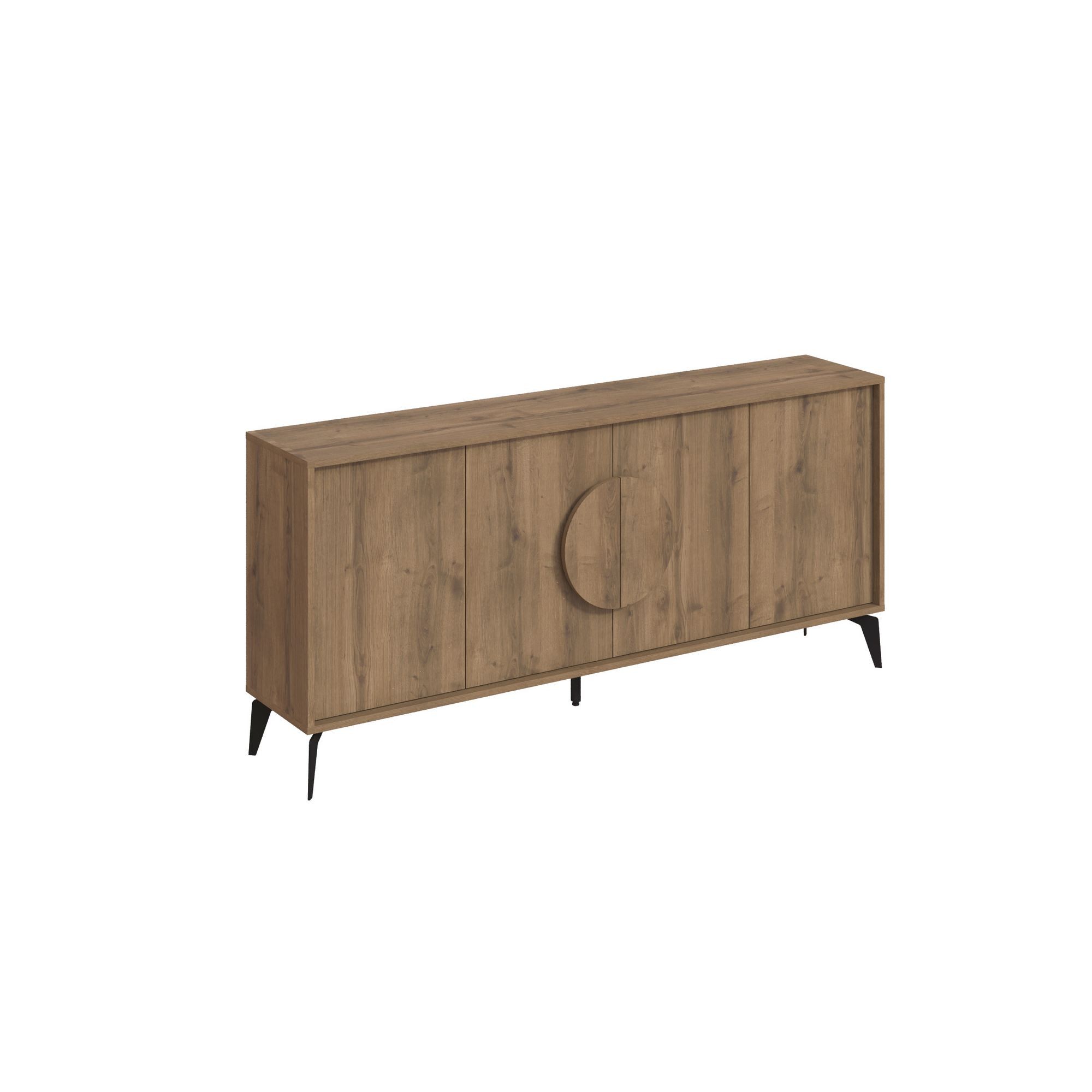 Consola Gora 180, 180 x 82 x 35, 6 cm, PAL melaminat, spatiu de depozitare, fixare pe perete, capacitate 65 kg, hitit — imaginea 2