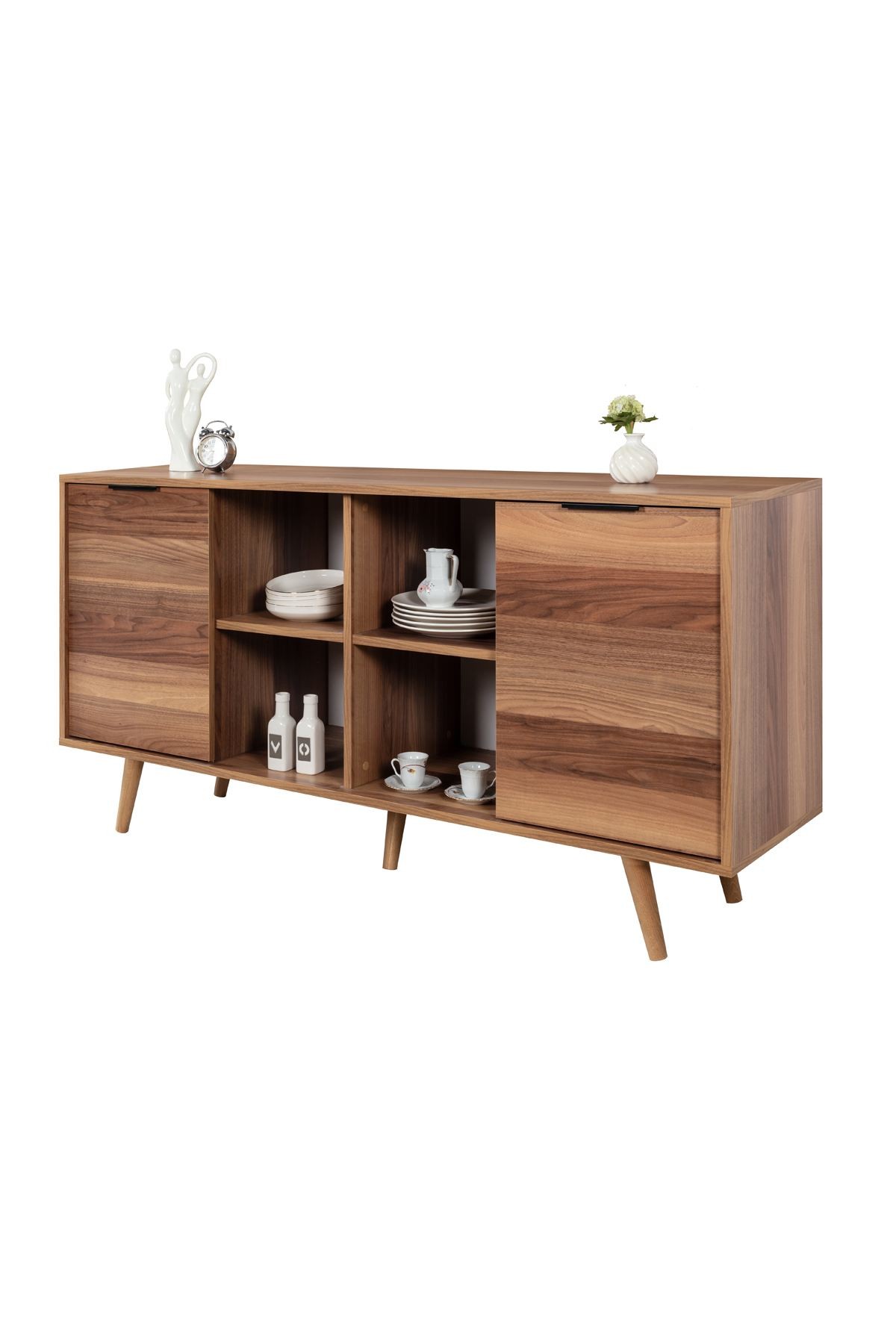 Consola Sina 4620, 160 x 82 x 44 cm, nuc, PAL melaminat — imaginea 3