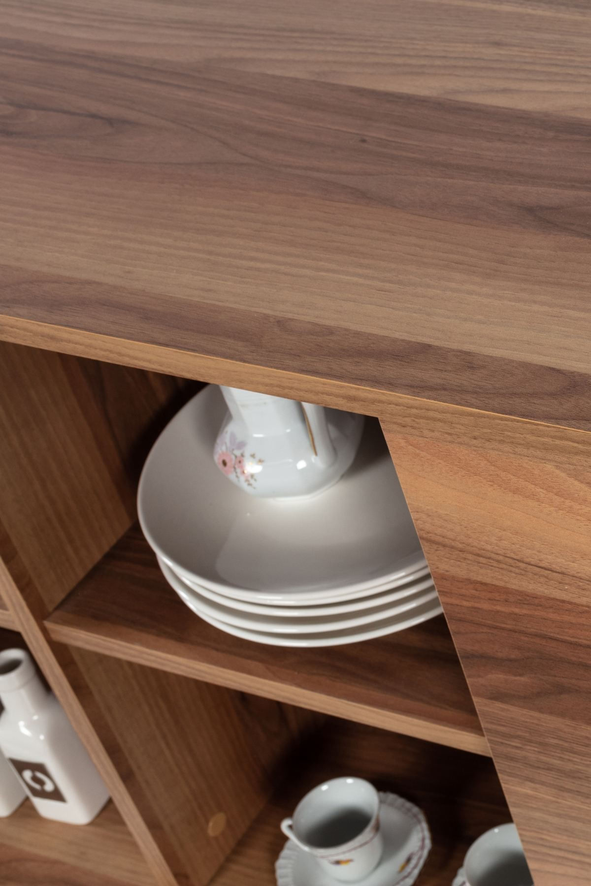Consola Sina 4620, 160 x 82 x 44 cm, nuc, PAL melaminat — imaginea 7