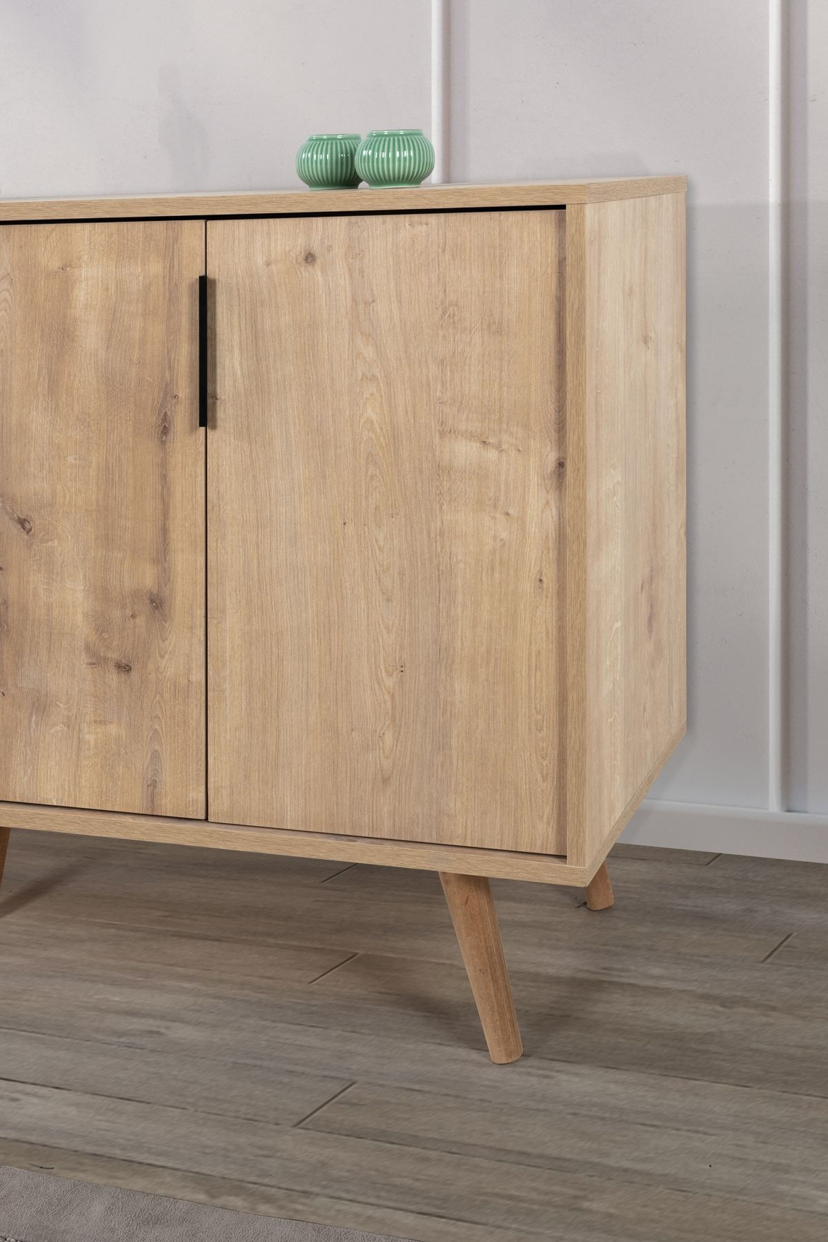 Consola Sırma 4514, 150 x 82 x 44 cm, stejar safir, PAL melaminat — imaginea 3