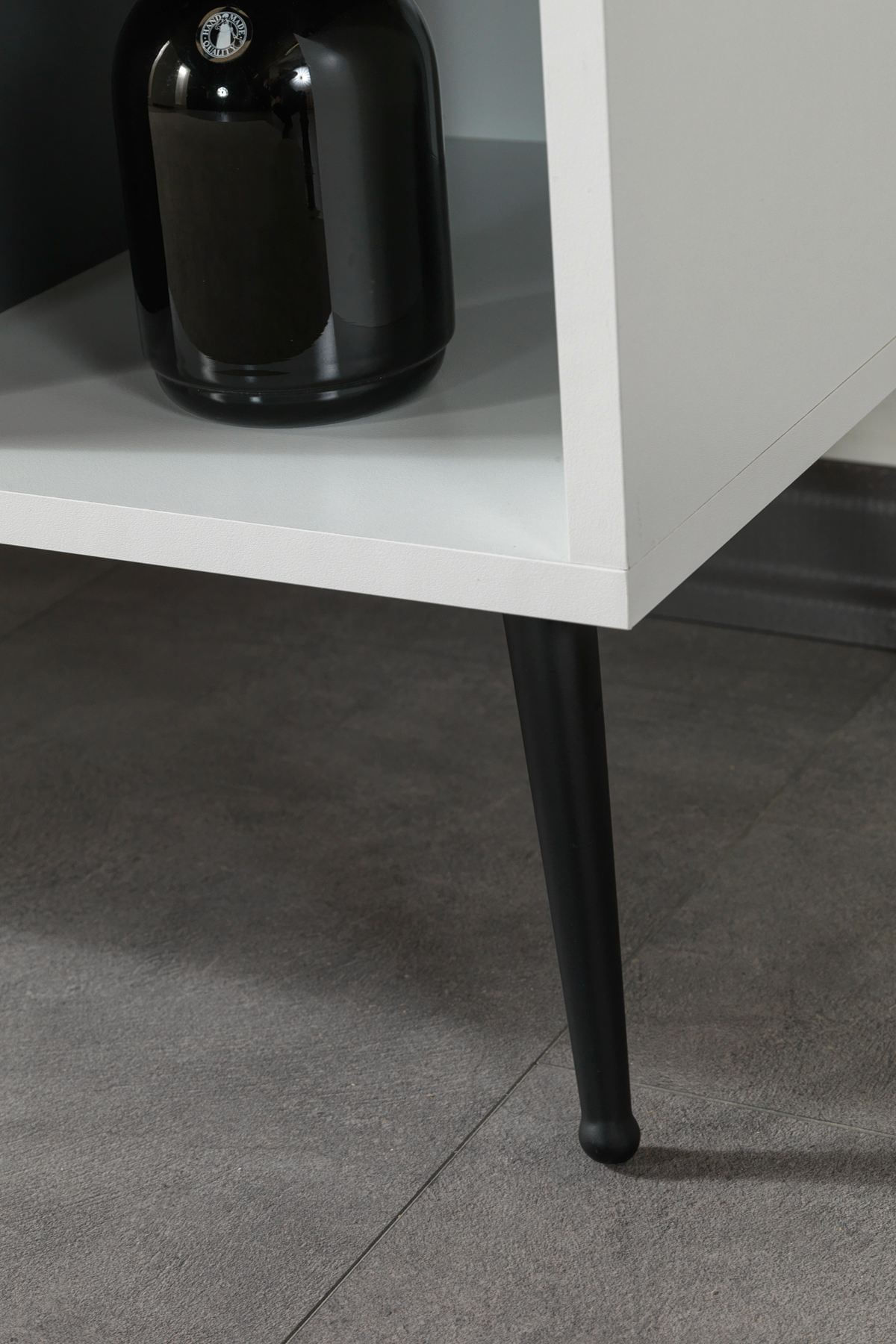 Consola Şile 4612, 160 x 83 x 44 cm, alb antracit, PAL melaminat — imaginea 3