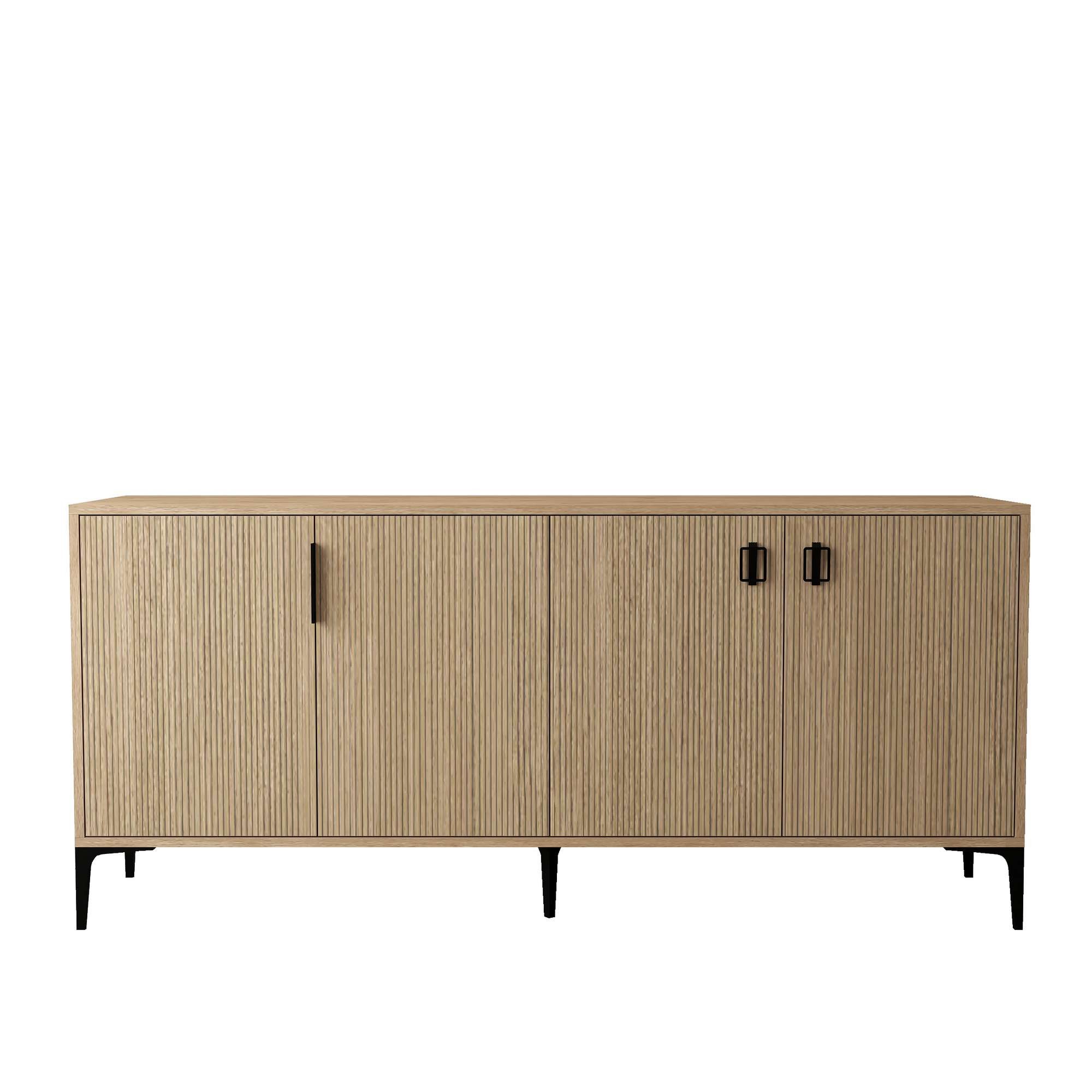 Consola Neva 4004, 180 x 80,5 x 45 cm, stejar safir, PAL melaminat — imaginea 3