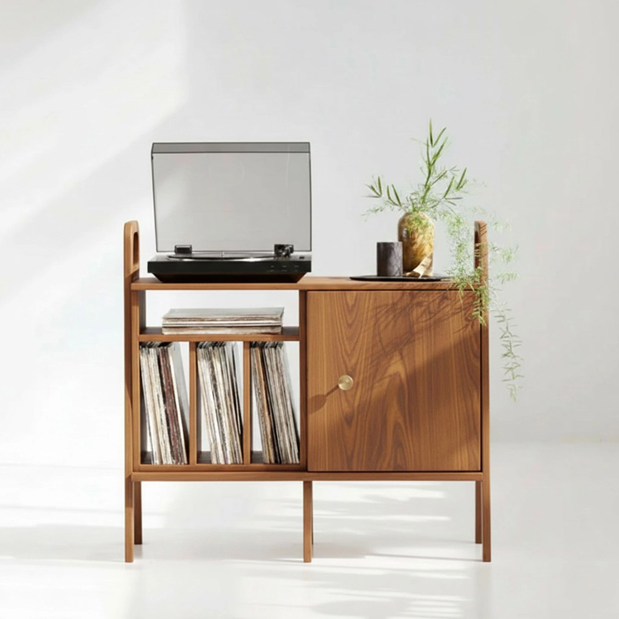 Consola CPT4836-100, 100 x 90 x 40 cm, tec, lemn, spatiu de depozitare, fixare pe perete — imaginea 2