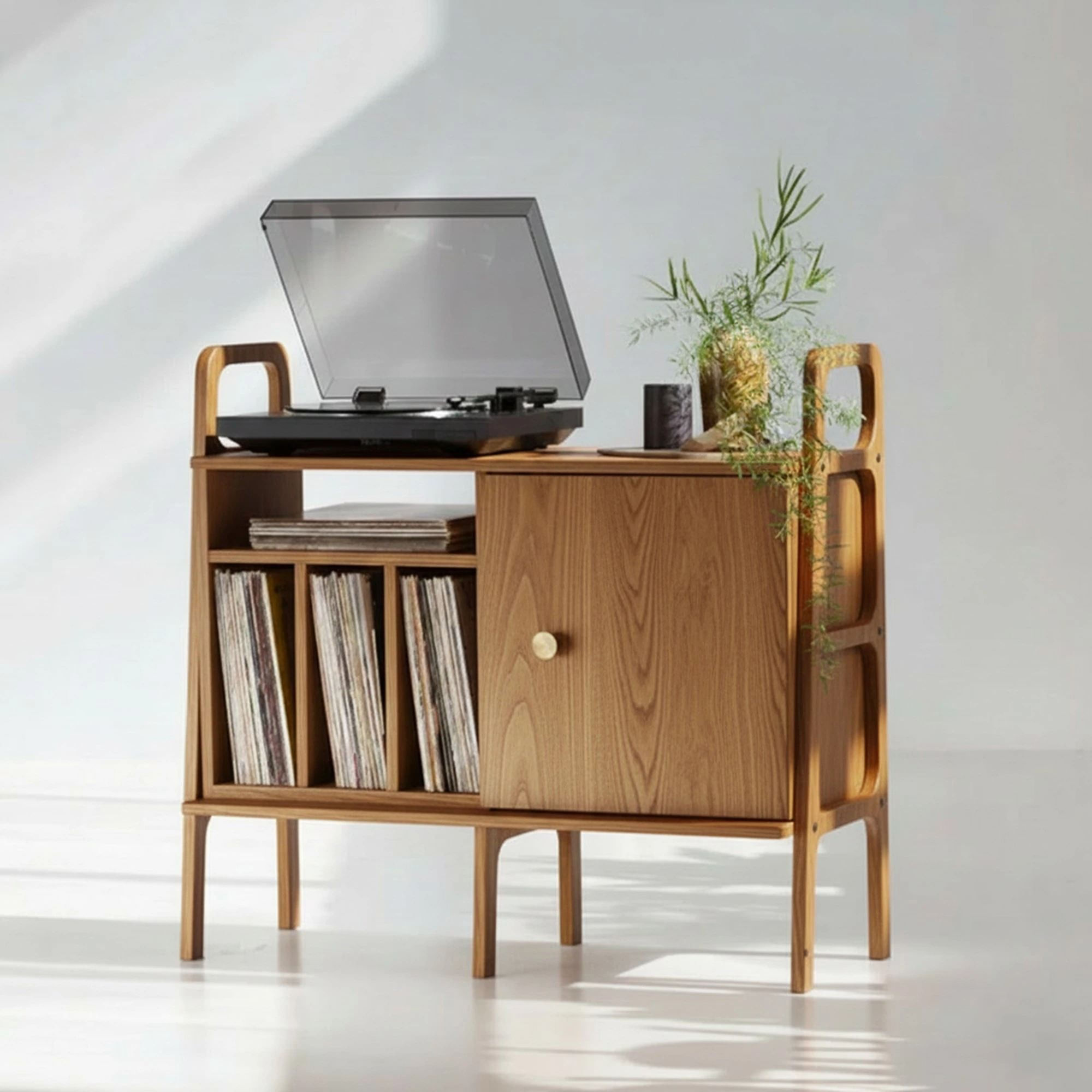 Consola CPT4836-100, 100 x 90 x 40 cm, tec, lemn, spatiu de depozitare, fixare pe perete — imaginea 4