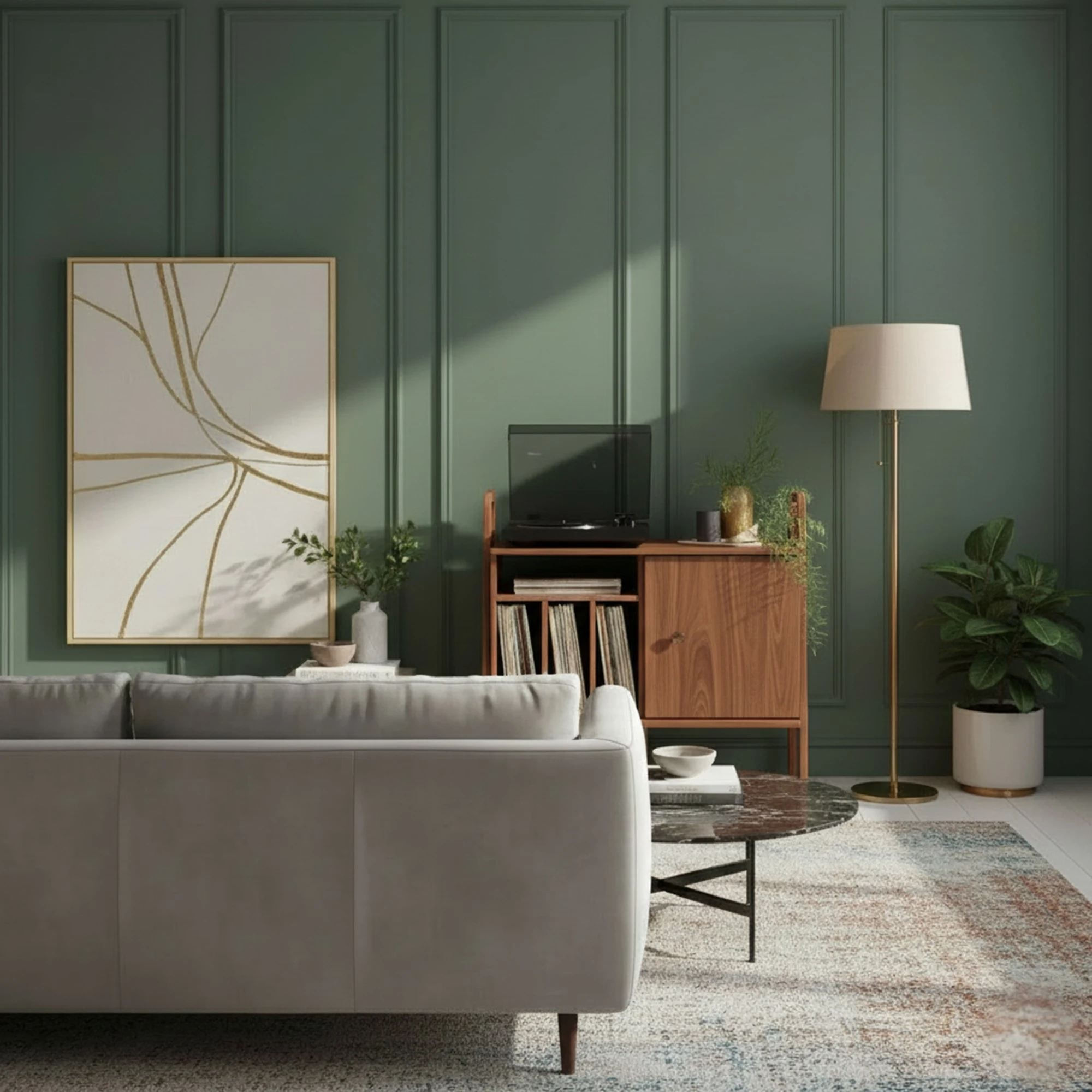 Consola CPT4836-100, 100 x 90 x 40 cm, tec, lemn, spatiu de depozitare, fixare pe perete — imaginea 5