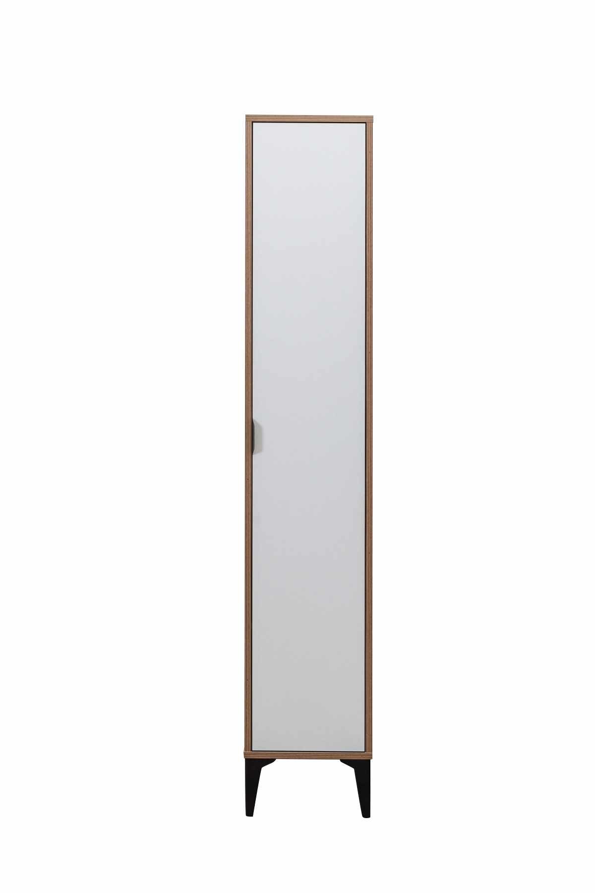 Dulap Arden Single Door, 35 x 190 x 37 cm, alb, PAL melaminat — imaginea 2