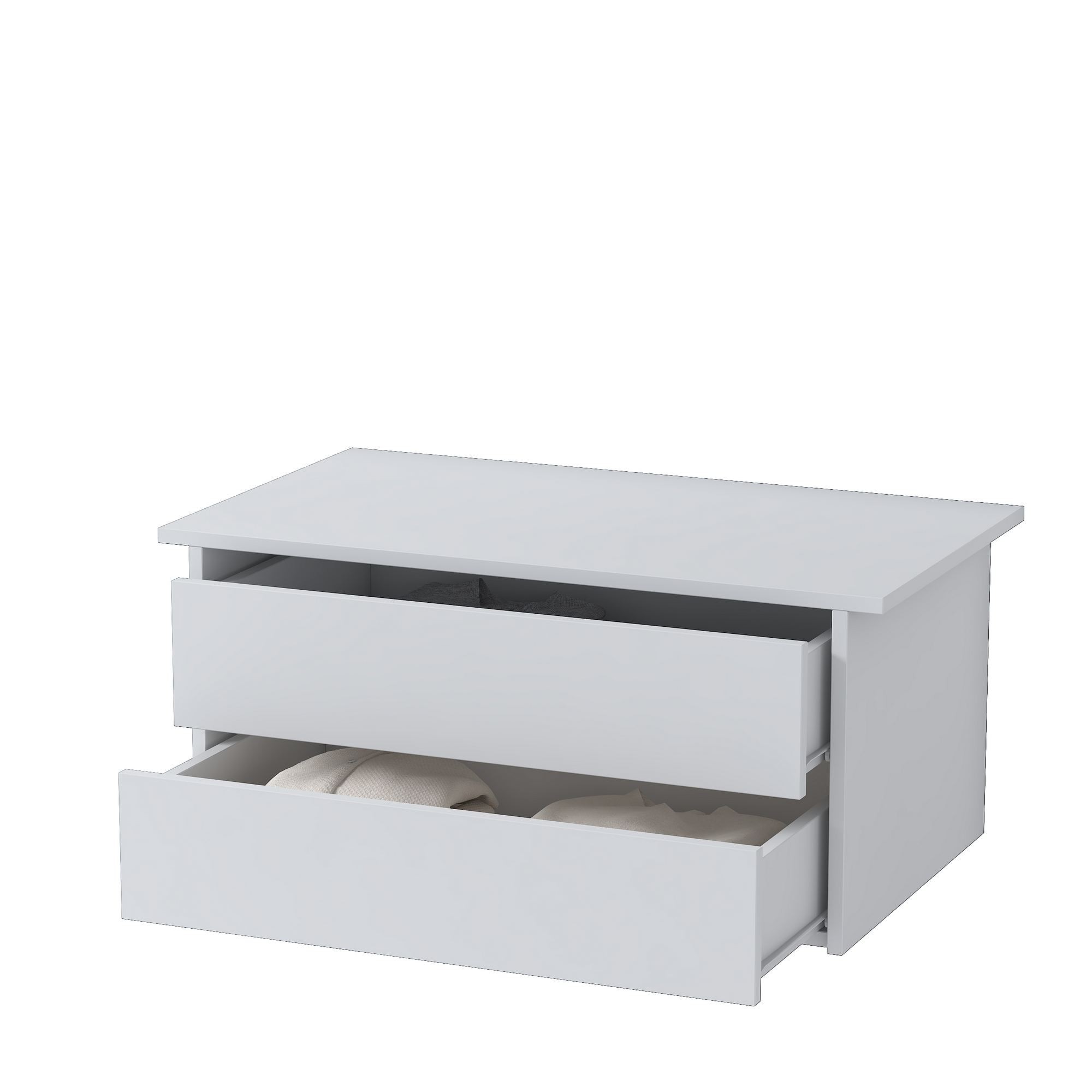 Drawer BA139, 86,2 x 39,8 x 50 cm, alb, PAL — imaginea 4