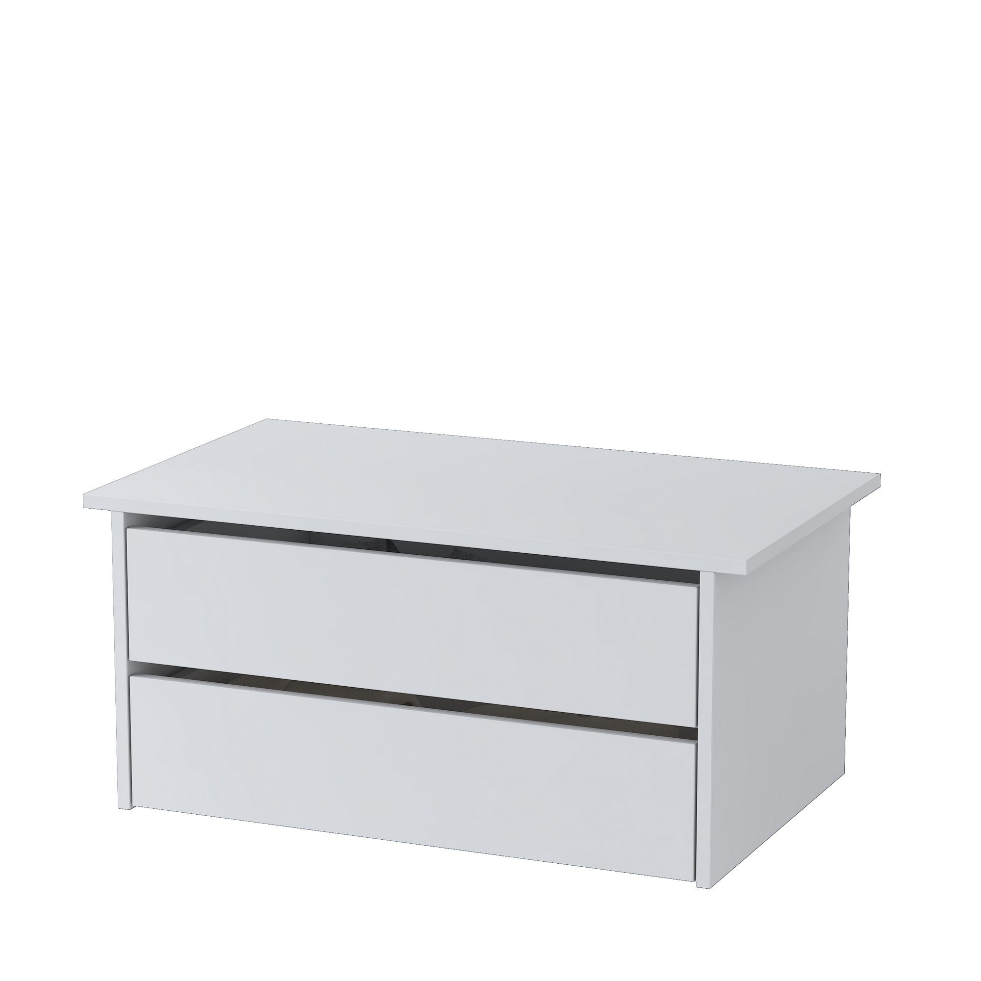 Drawer BA139, 86,2 x 39,8 x 50 cm, alb, PAL — imaginea 7