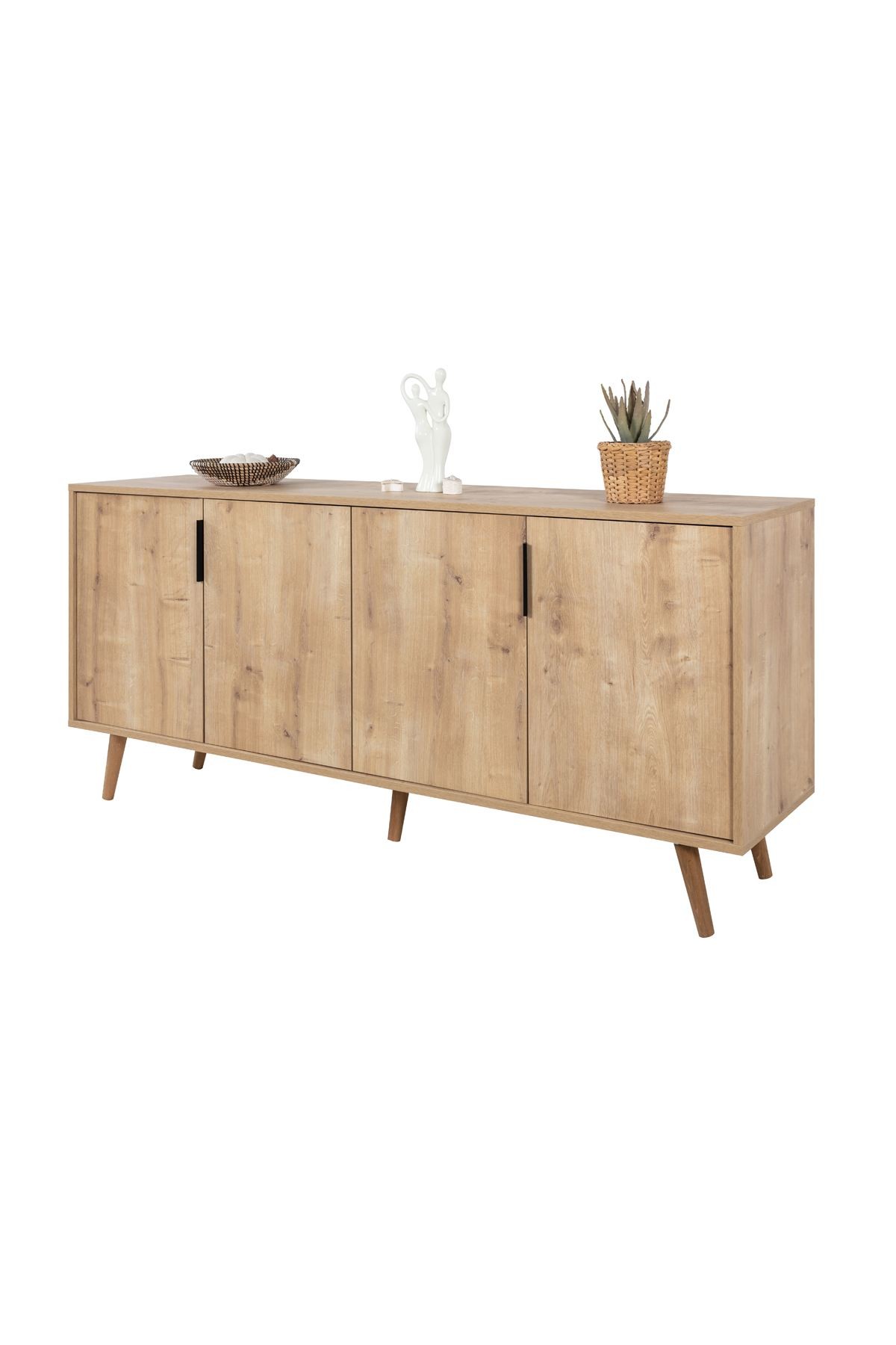Consola Sırma 4814, 180 x 82 x 44 cm, stejar safir, PAL melaminat — imaginea 4