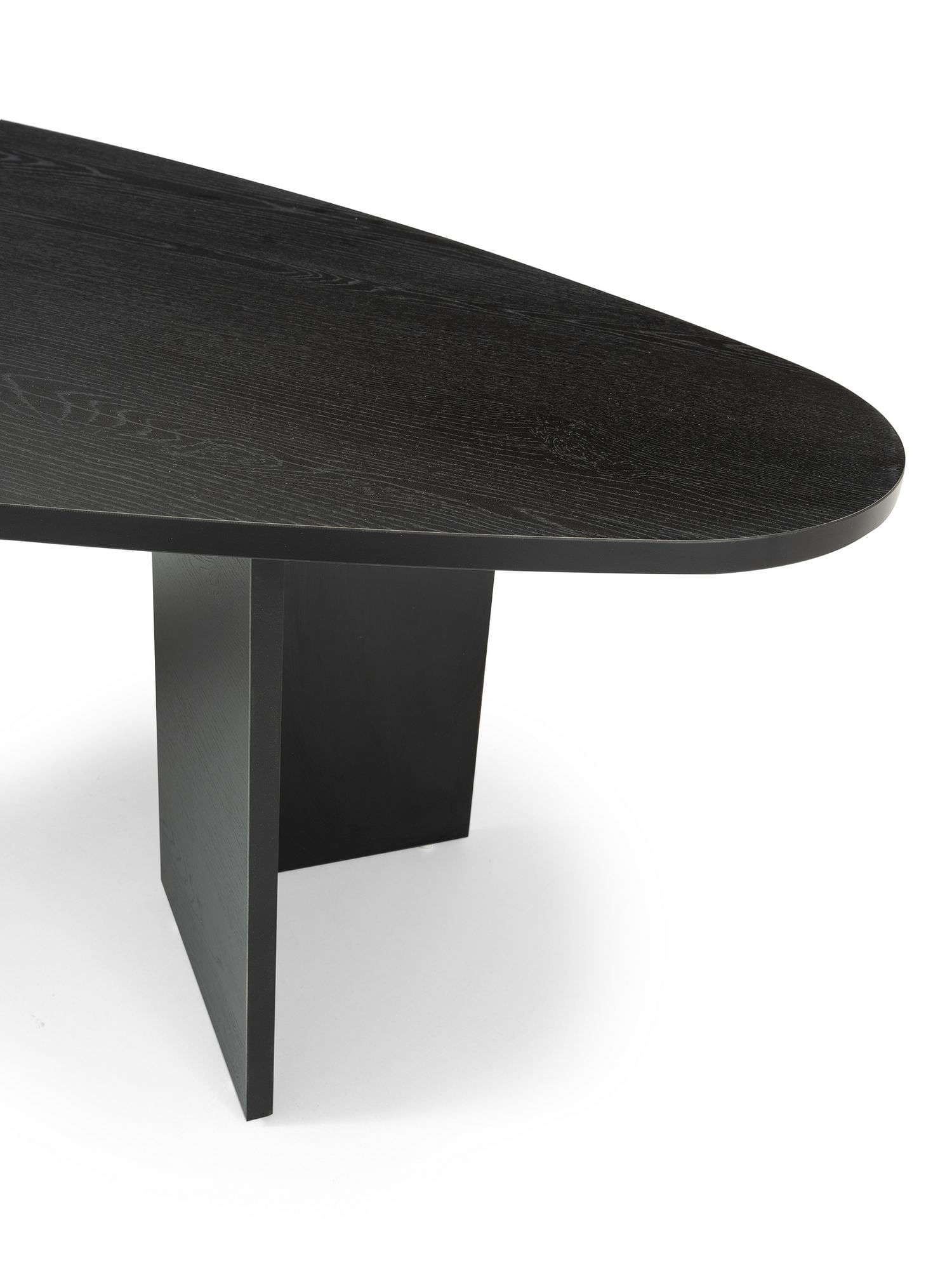 Masa de cafea Flap, 139, 5 x 42 x 79, 5 cm, lemn negru, PAL melaminat, design compact, wood negru — imaginea 4