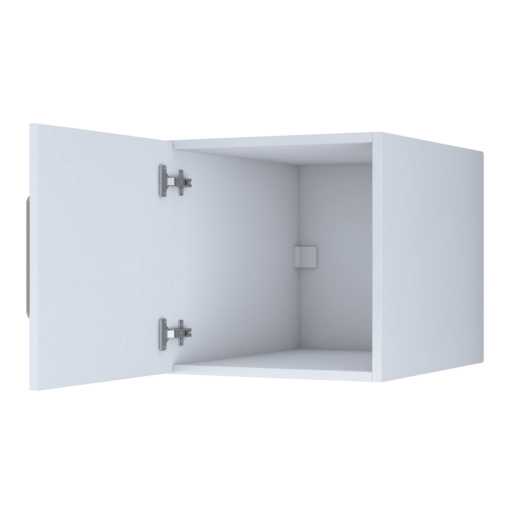 Dulap suspendat BA167 - 4589, 45 x 45 x 57,5 cm, alb, PAL, fixare pe perete — imaginea 4
