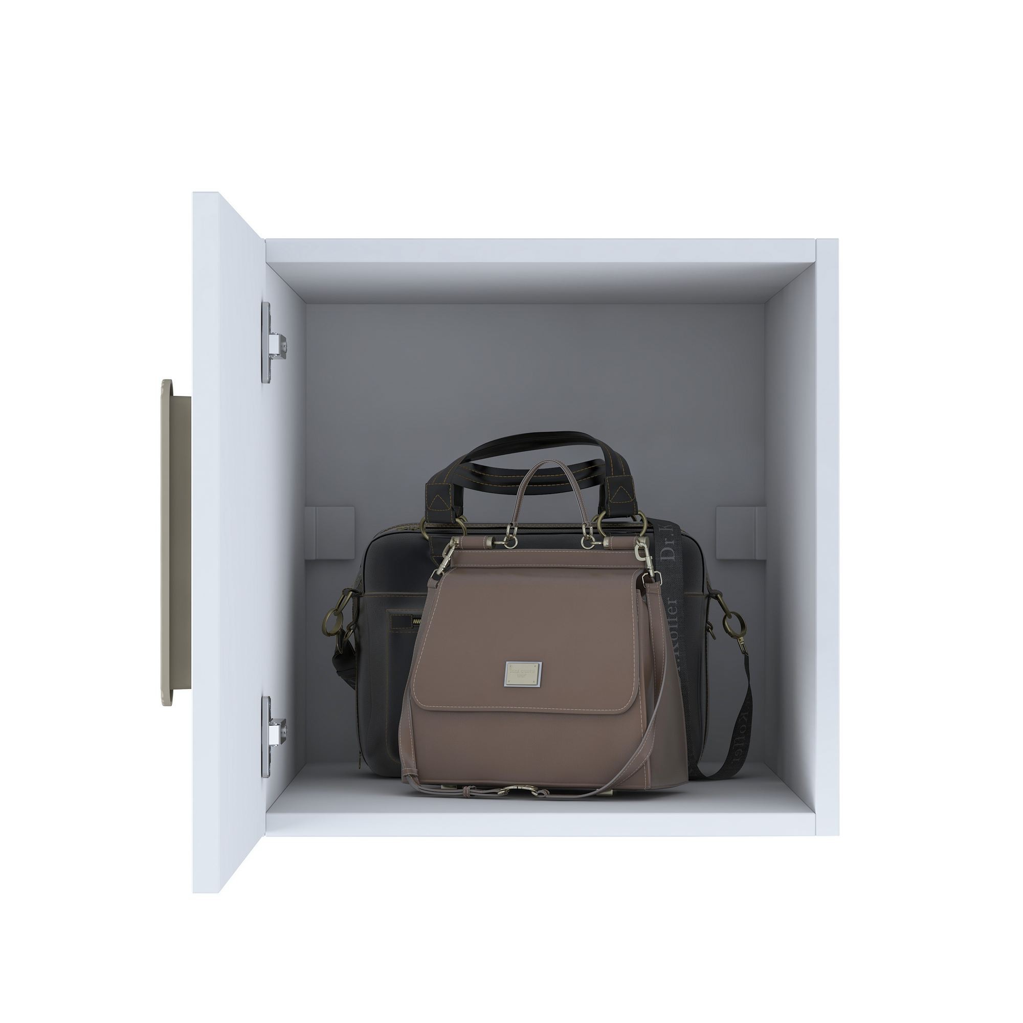 Dulap suspendat BA167 - 4589, 45 x 45 x 57,5 cm, alb, PAL, fixare pe perete — imaginea 12