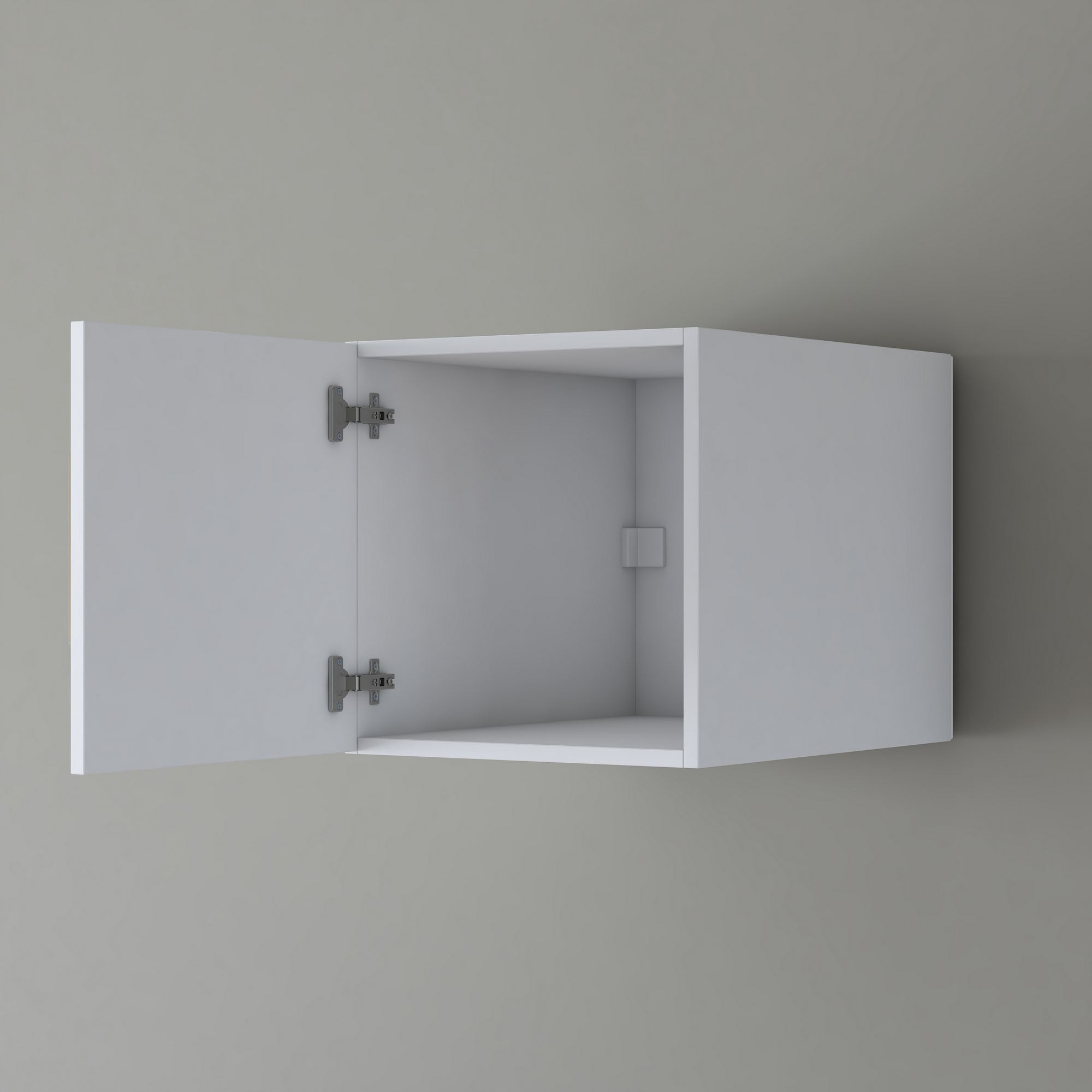 Dulap suspendat BA167 - 4589, 45 x 45 x 57,5 cm, alb, PAL, fixare pe perete — imaginea 13