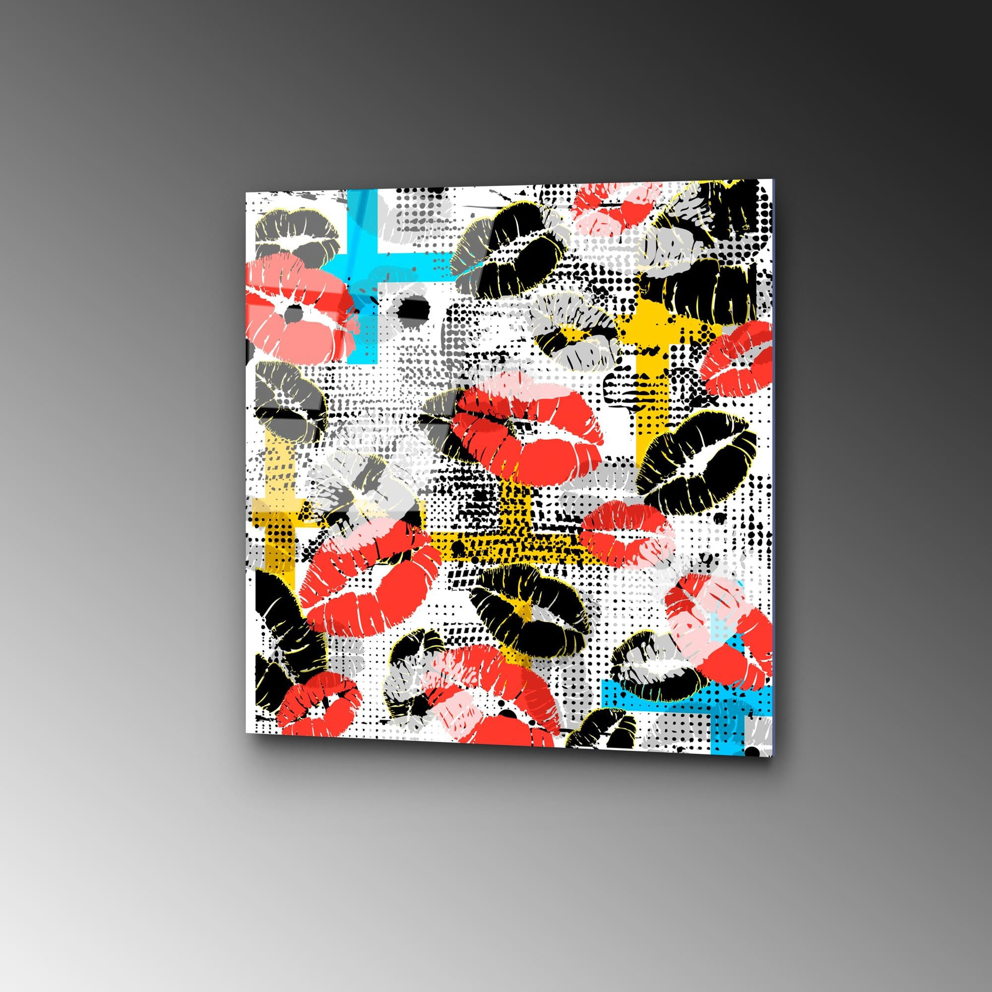 Masa de cafea Shb-032-C, 53 x 55 x 53 cm, multicolor, metal, design compact — imaginea 3