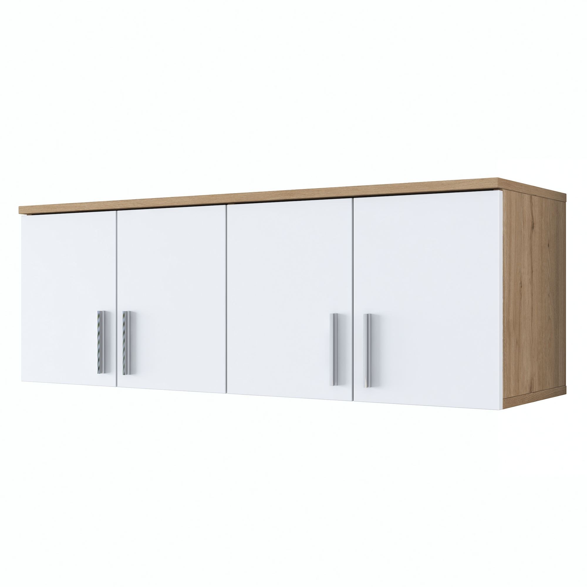 Dulap suspendat EA150 - 4632, 120 x 41,4 x 37,5 cm, nuc alb, PAL, fixare pe perete — imaginea 5