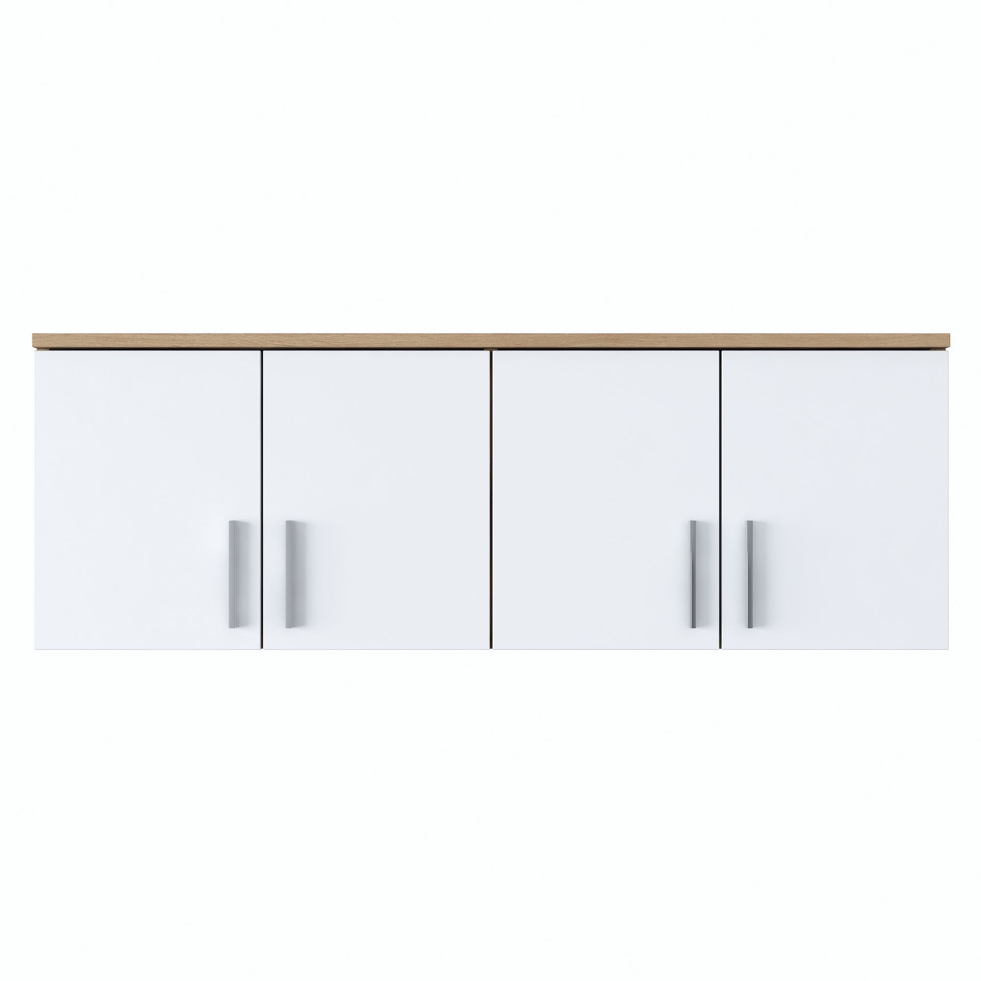 Dulap suspendat EA150 - 4632, 120 x 41,4 x 37,5 cm, nuc alb, PAL, fixare pe perete — imaginea 6