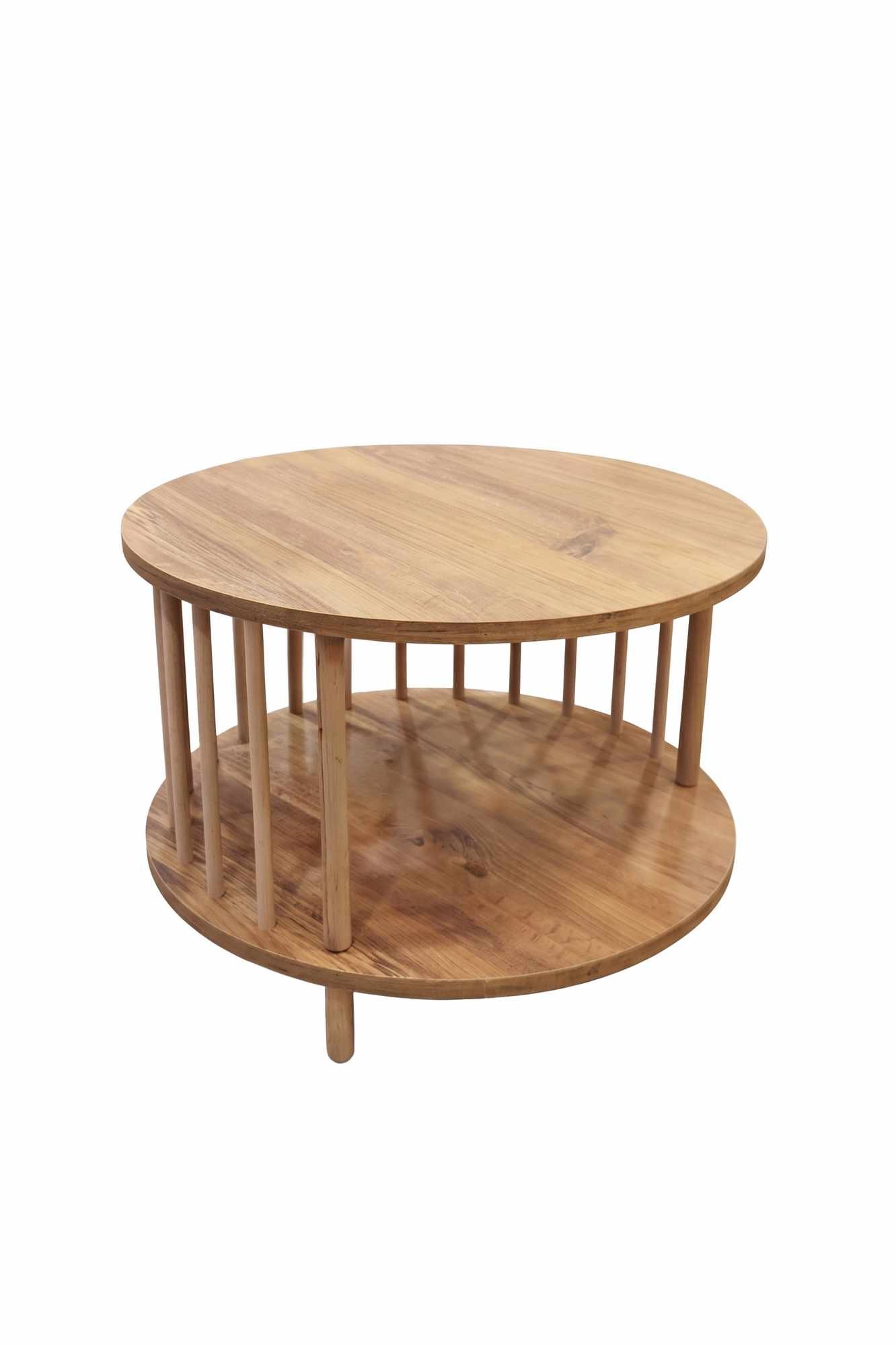 Masa de cafea Peka-0108, pin, PAL melaminat, design compact — imaginea 4