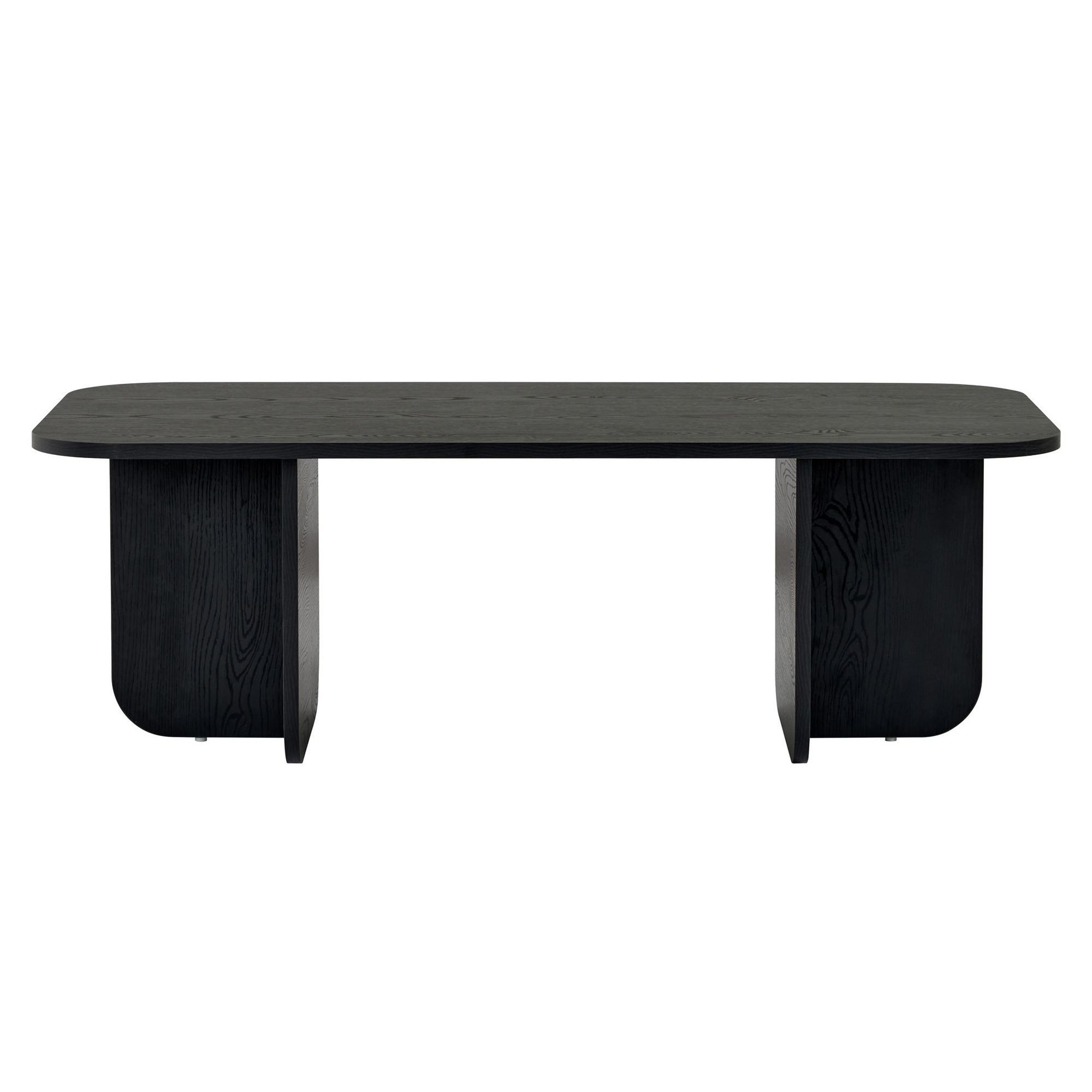 Masa de cafea Akira, 120 x 41 x 60 cm, lemn negru, PAL melaminat, capacitate 25 kg, wood negru — imaginea 2