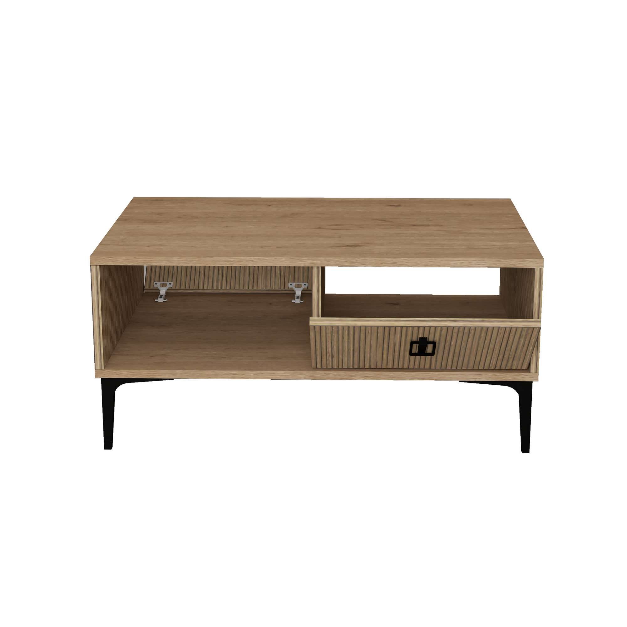 Masa de cafea Sare 2004, 90 x 41,5 x 60 cm, stejar safir, PAL melaminat, design compact — imaginea 7